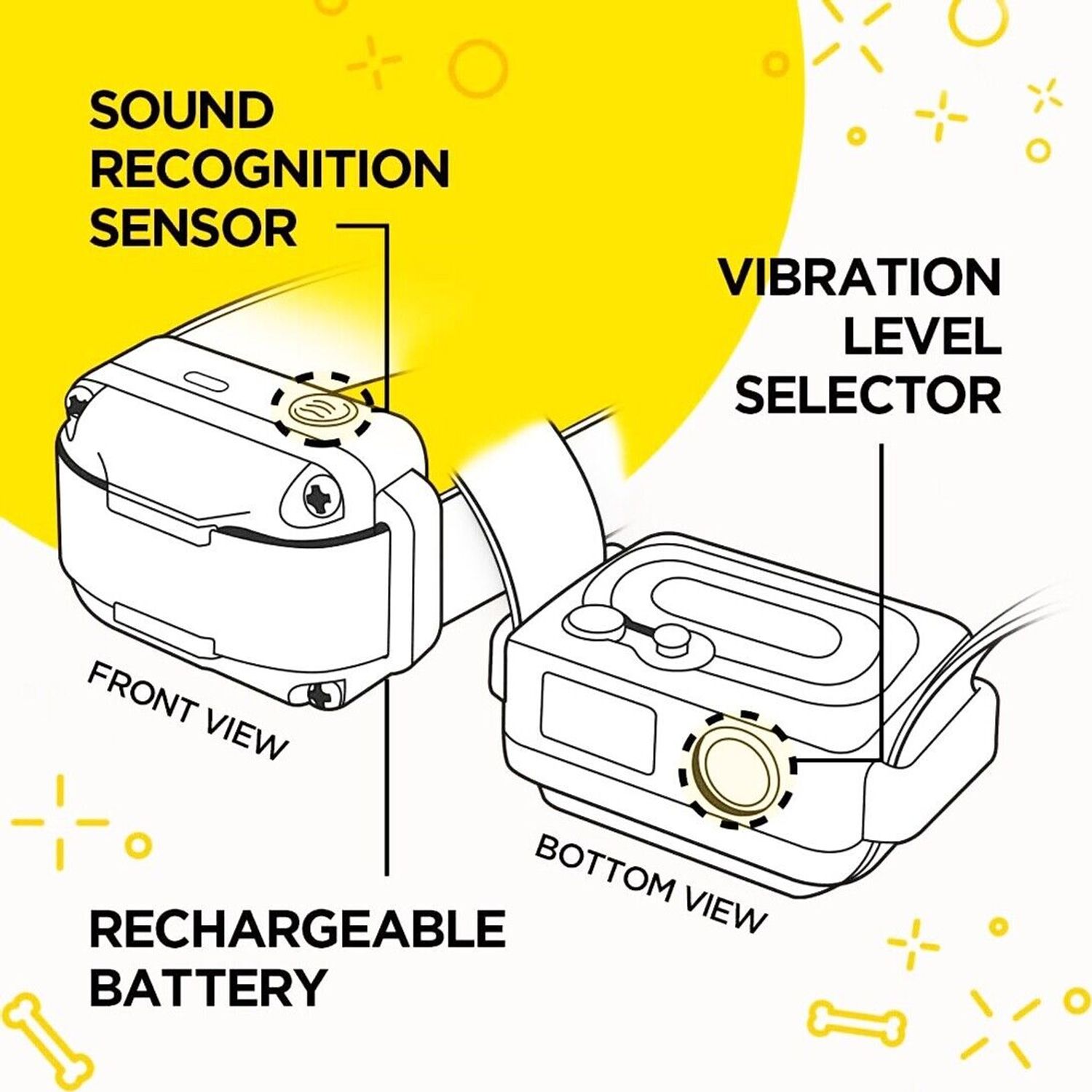 Dogtra iQ Vibe Vibration Only No Bark Dog Collar Rechargeable Waterproof