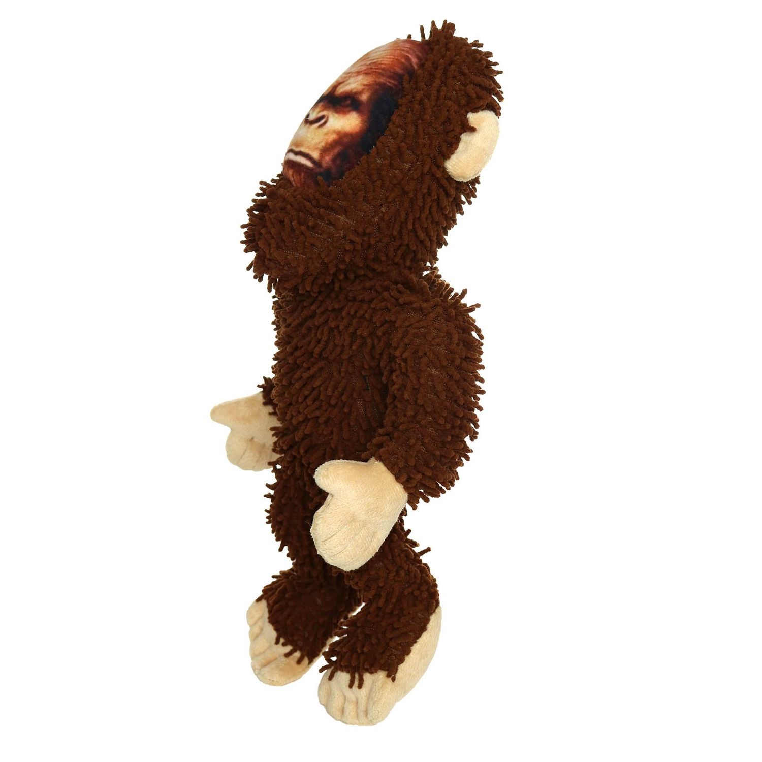 MIGHTY- Microfiber Bigfoot – Made with Stuffing. Strong & Tough. Interactive Play Dog Toy. Machine Washable & It Floats (Regular)