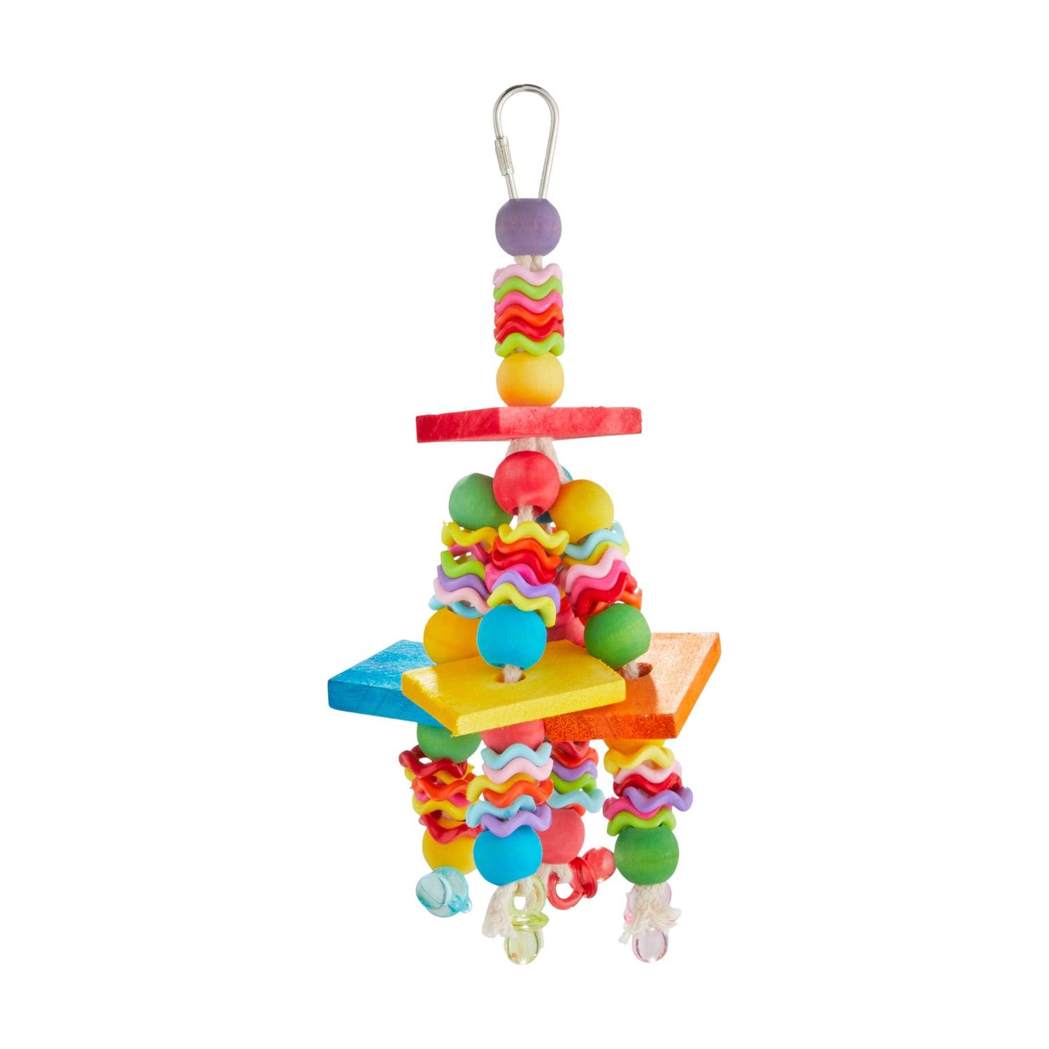 You & Me Fiesta On The Blocks Chewing Bird Toy Small