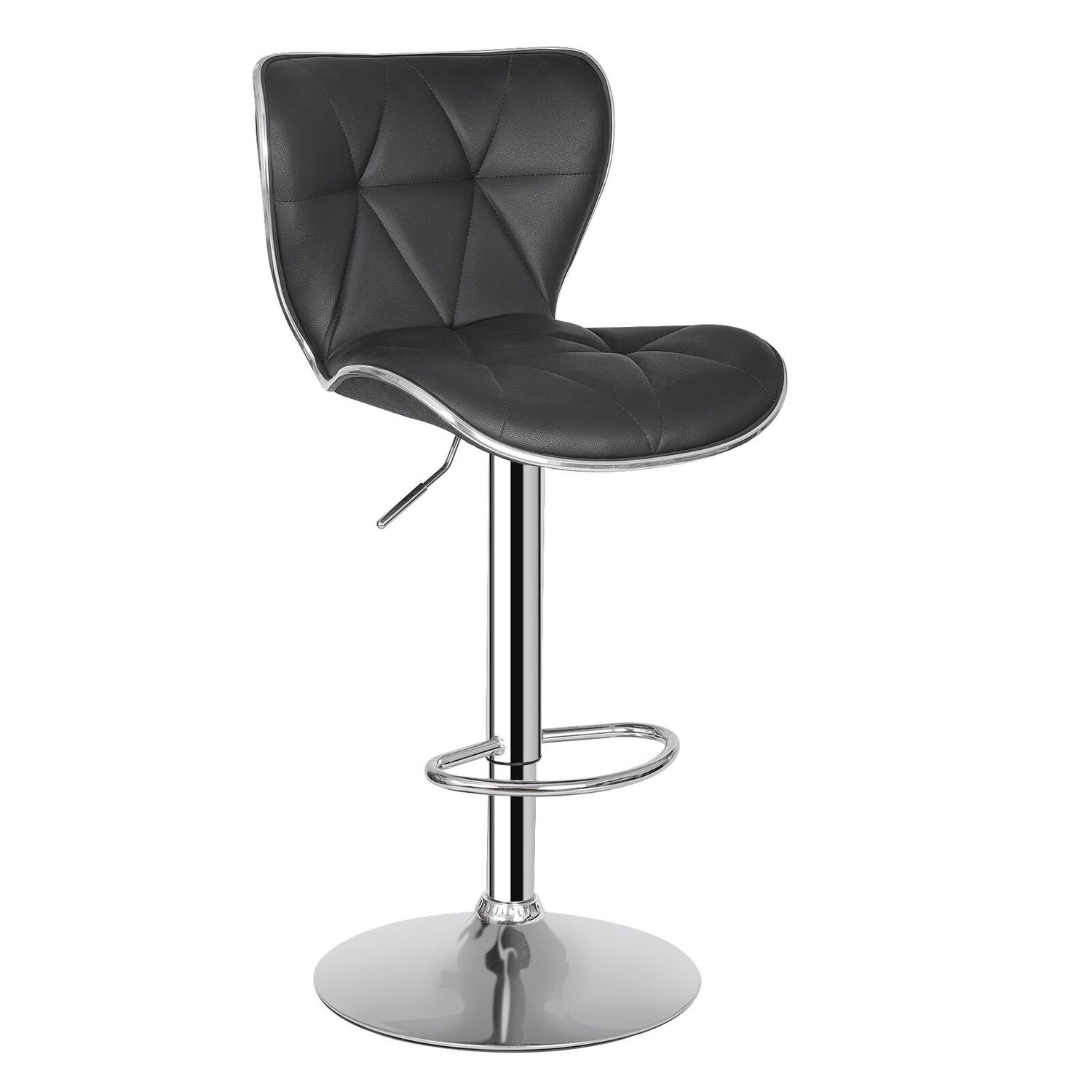 Shell Bar Stools Set of 4 Adjustable Height Swivel Bar Stools Dining Chairs Home