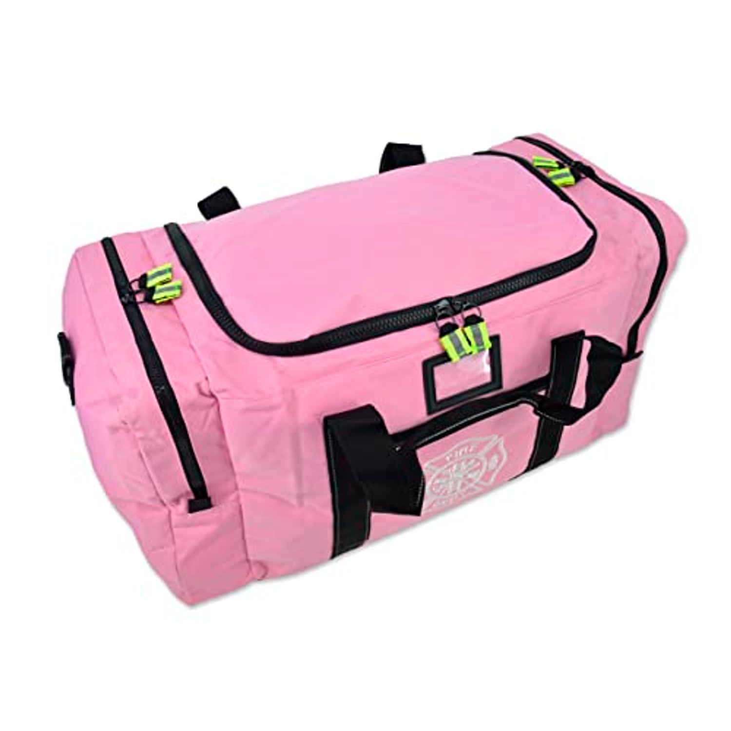 Lightning X Value Firefighter Turnout Gear Bag w/Maltese Cross and Custom Embroidered Name - PINK