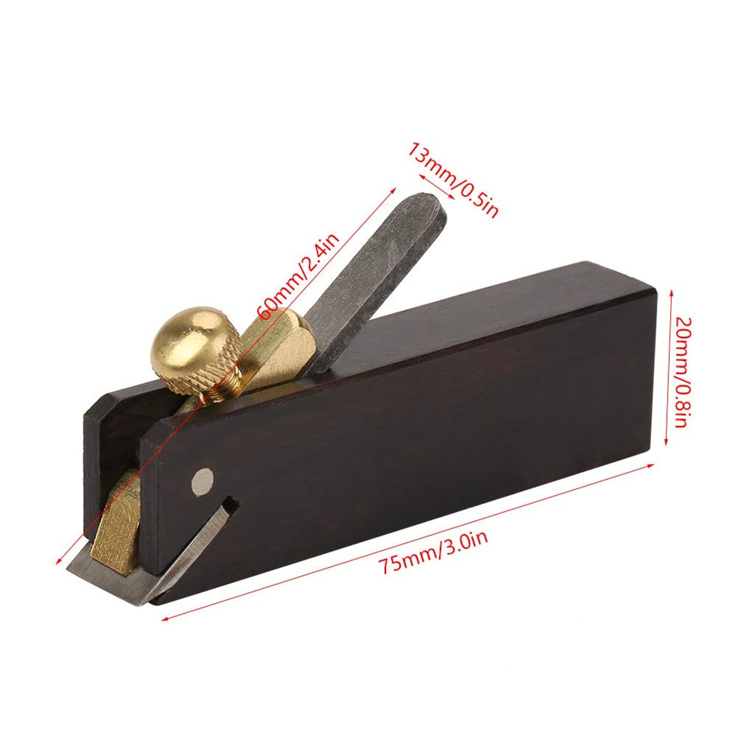 Mini Ebony Wood Hand Planer DIY Woodworking Tool