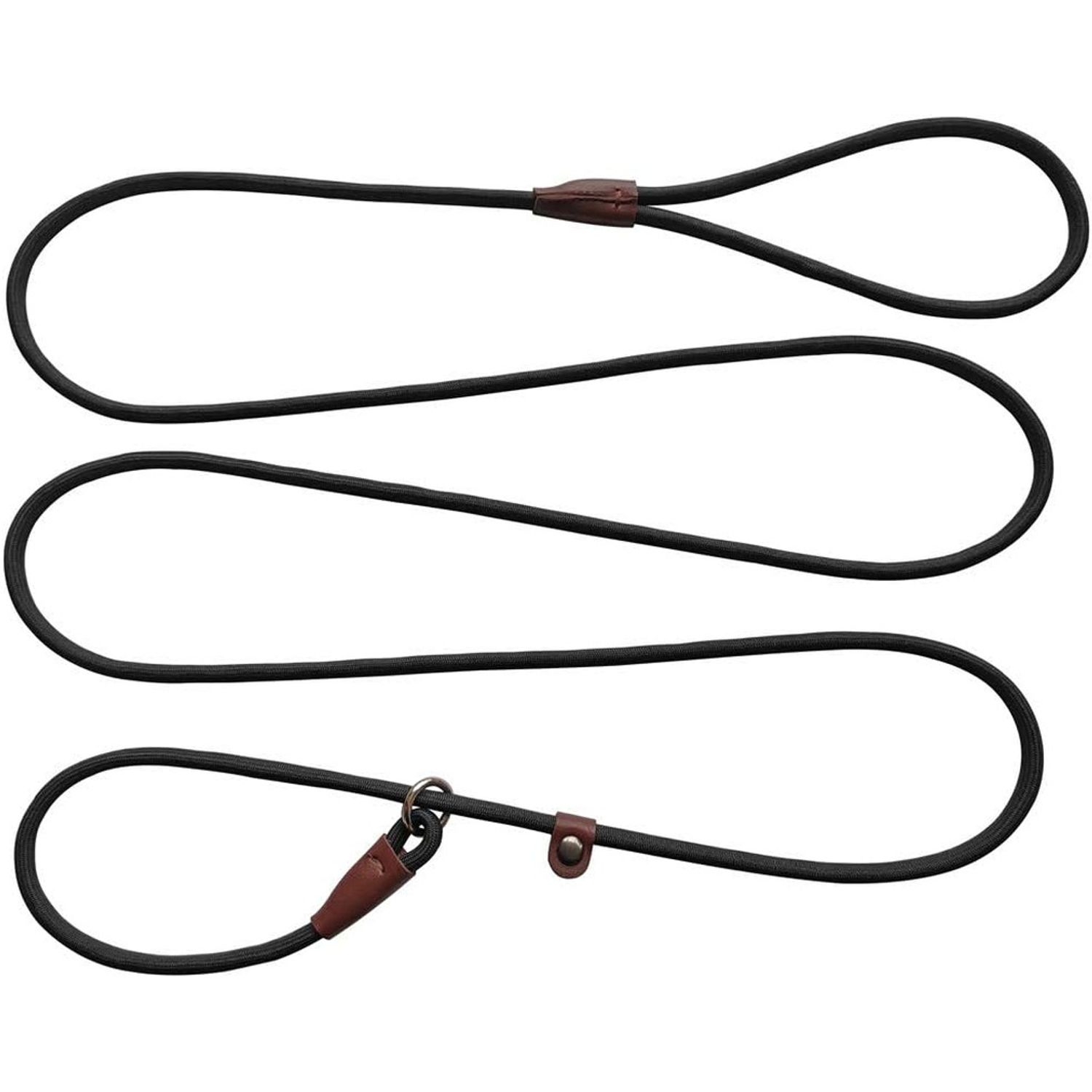 7Ft Slip Lead Dog Leash, Strong Nylon Rope Leash, 1/4 & 1/2 Inch Diam Dog Tra...