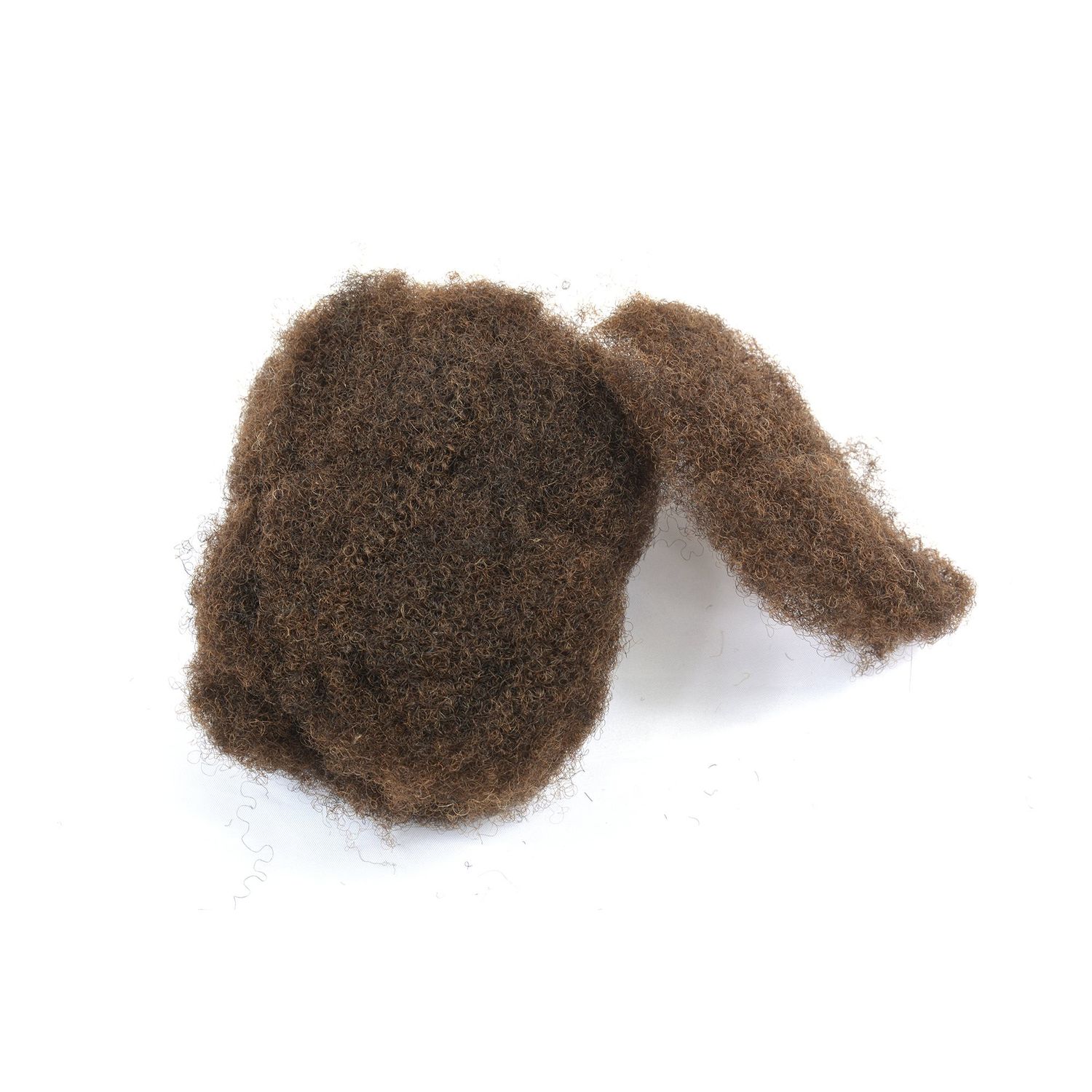 Capilli Tight Afro Kinky Human Hair 8", 2 Piece Bundle 2oz (1oz Each) (5-Medium Light Brown)