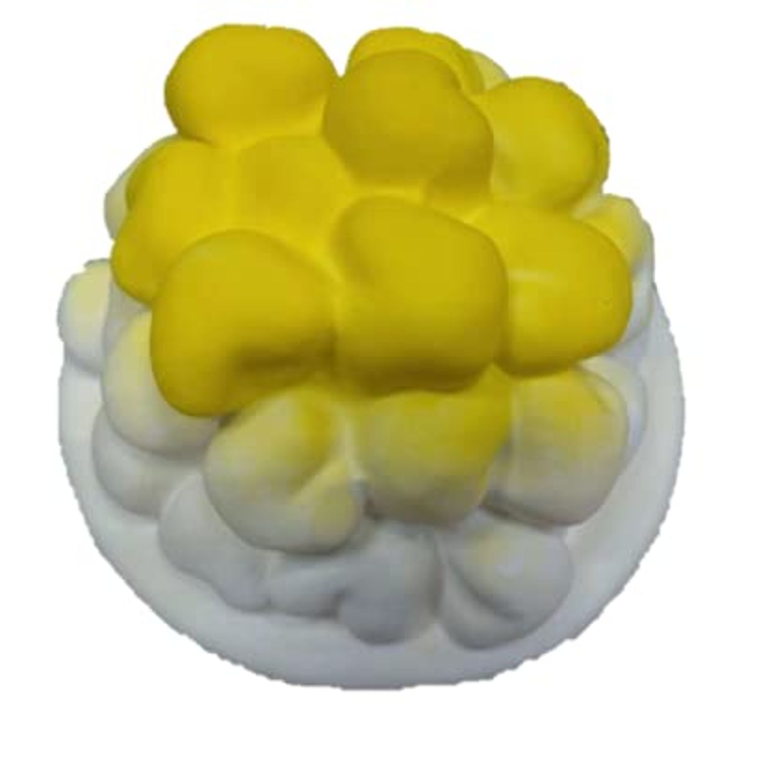 DoggyChewy Latex Popcorn Dog Toy 5.3 inch