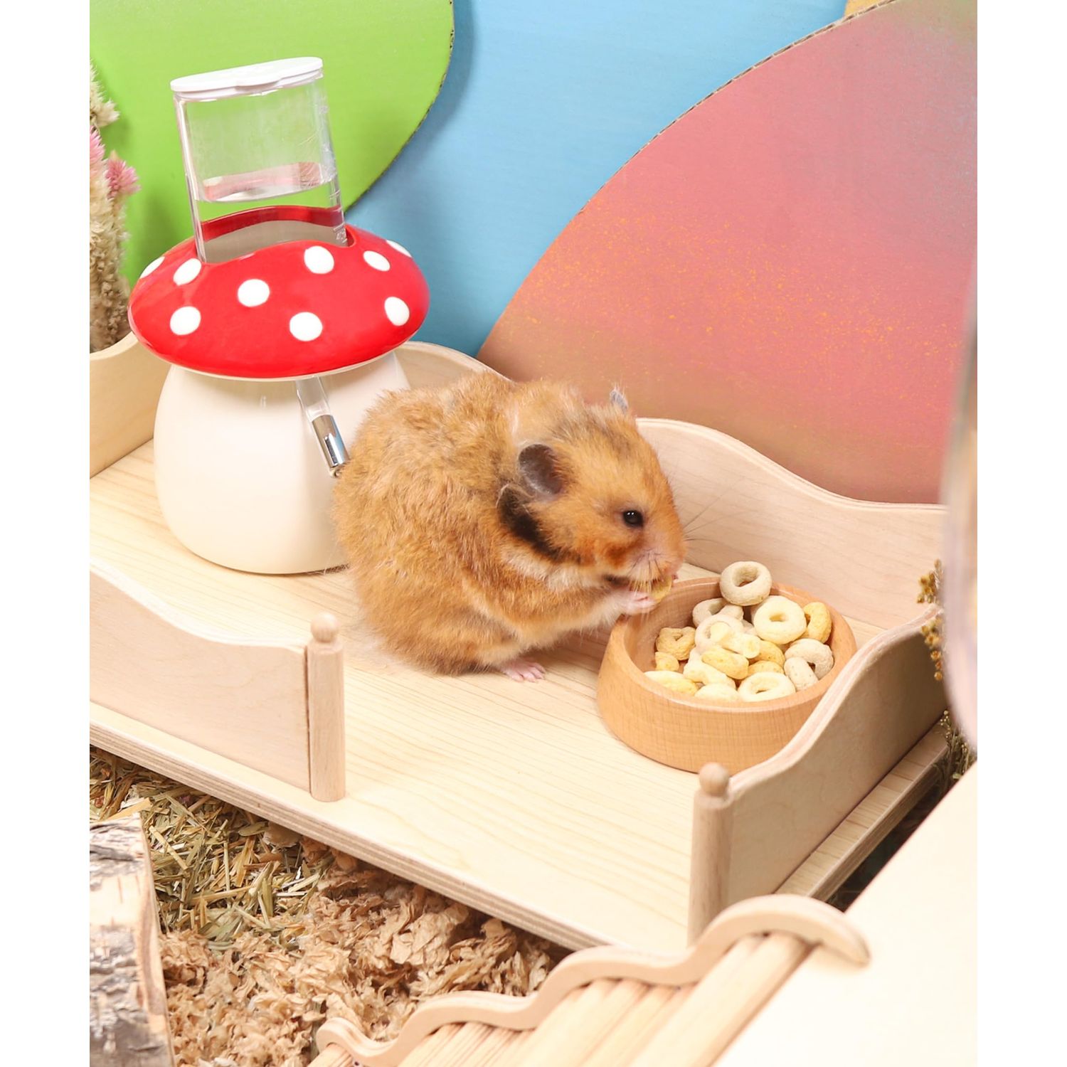 Niteangel Hamster Snack & Treats Toy: - Small Animal Natural Treat Mix for Dwarf Syrian Robo Hamsters Gerbils Mice Lemmings Degus or Other Small-Sized Pets