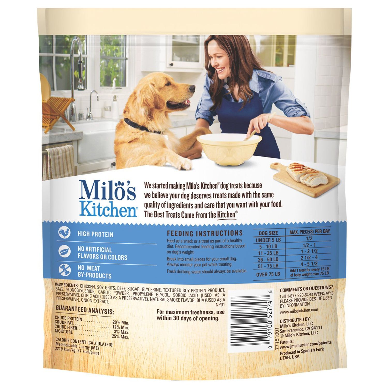 Milo's Kitchen Dog Treats, Chicken Meatballs, 18 Ounce