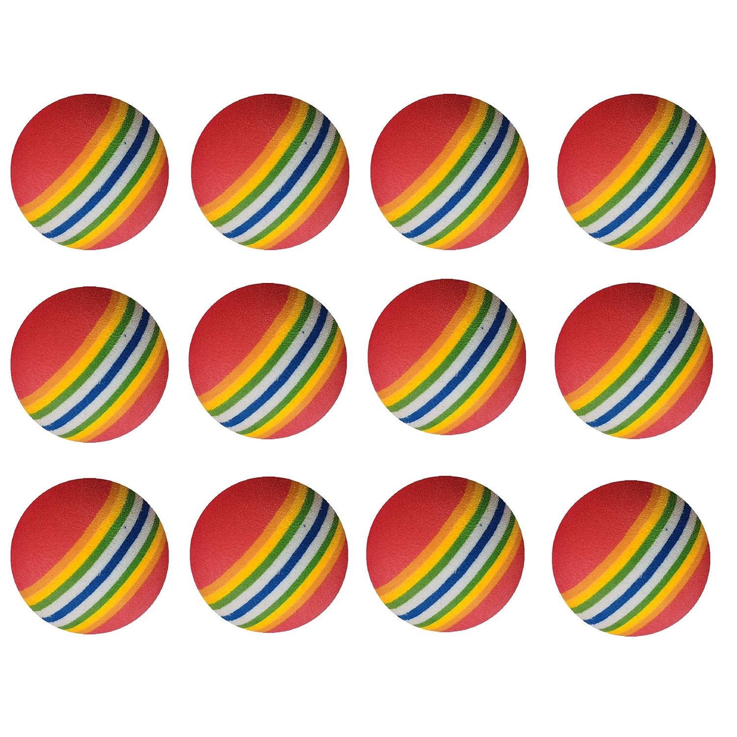 SHUYUE Colorful Soft Foam Rainbow Play Balls for Pet Dog and Cat Toys (12)