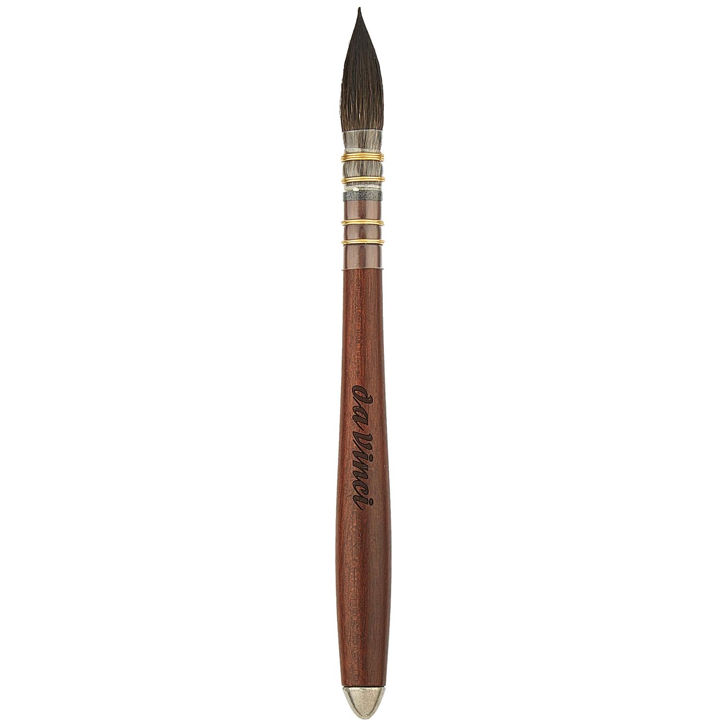 da Vinci Watercolor Silverpoint Watercolor Brush, 3, Black