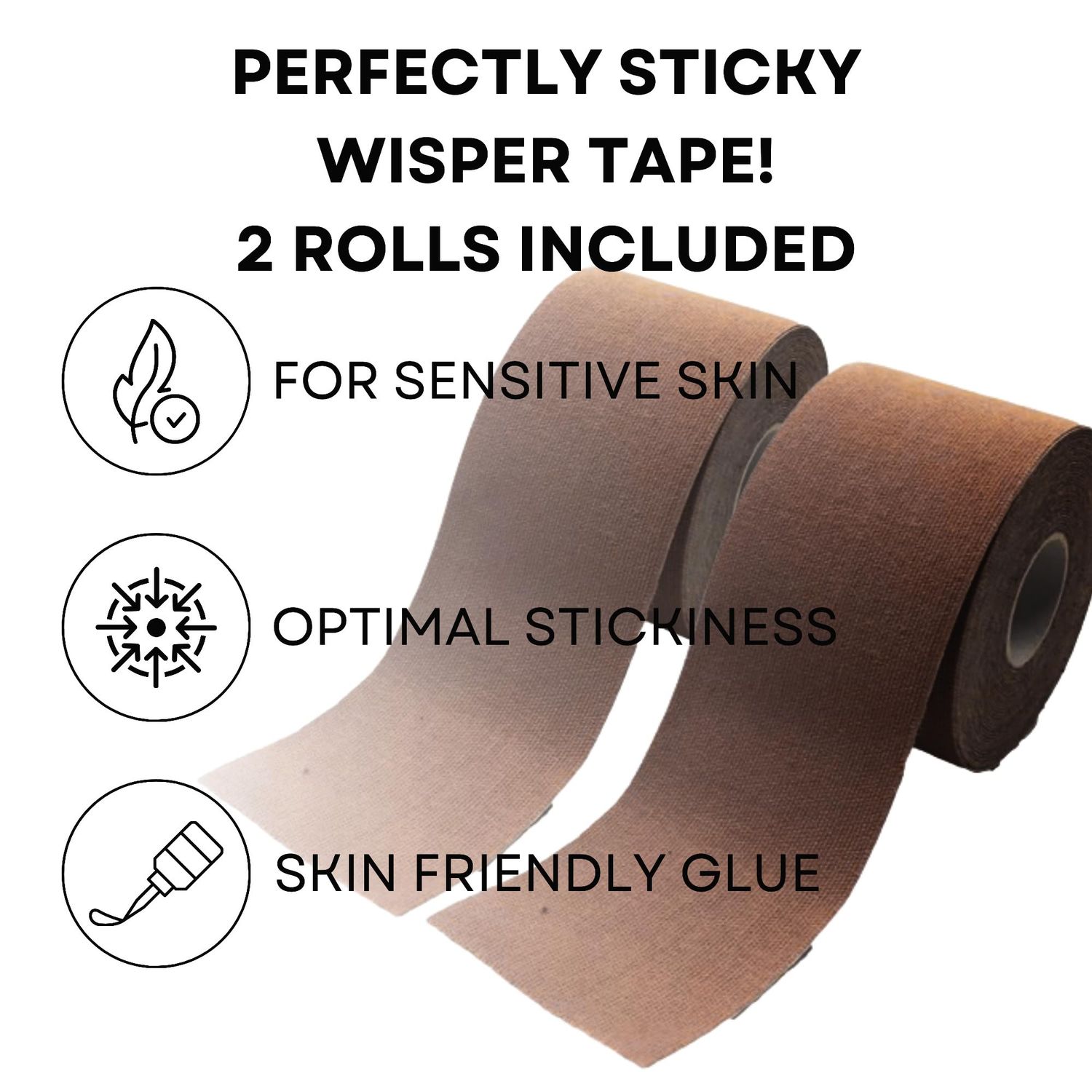 Brown Tattoo Cover Up Tape | Perfectly Sticky & Full Coverage | Brown Skin | 7.5 cm x 4.5 m |Waterproof & Breathable | Ultra Thin, Ideal for Covering Big Tattoos