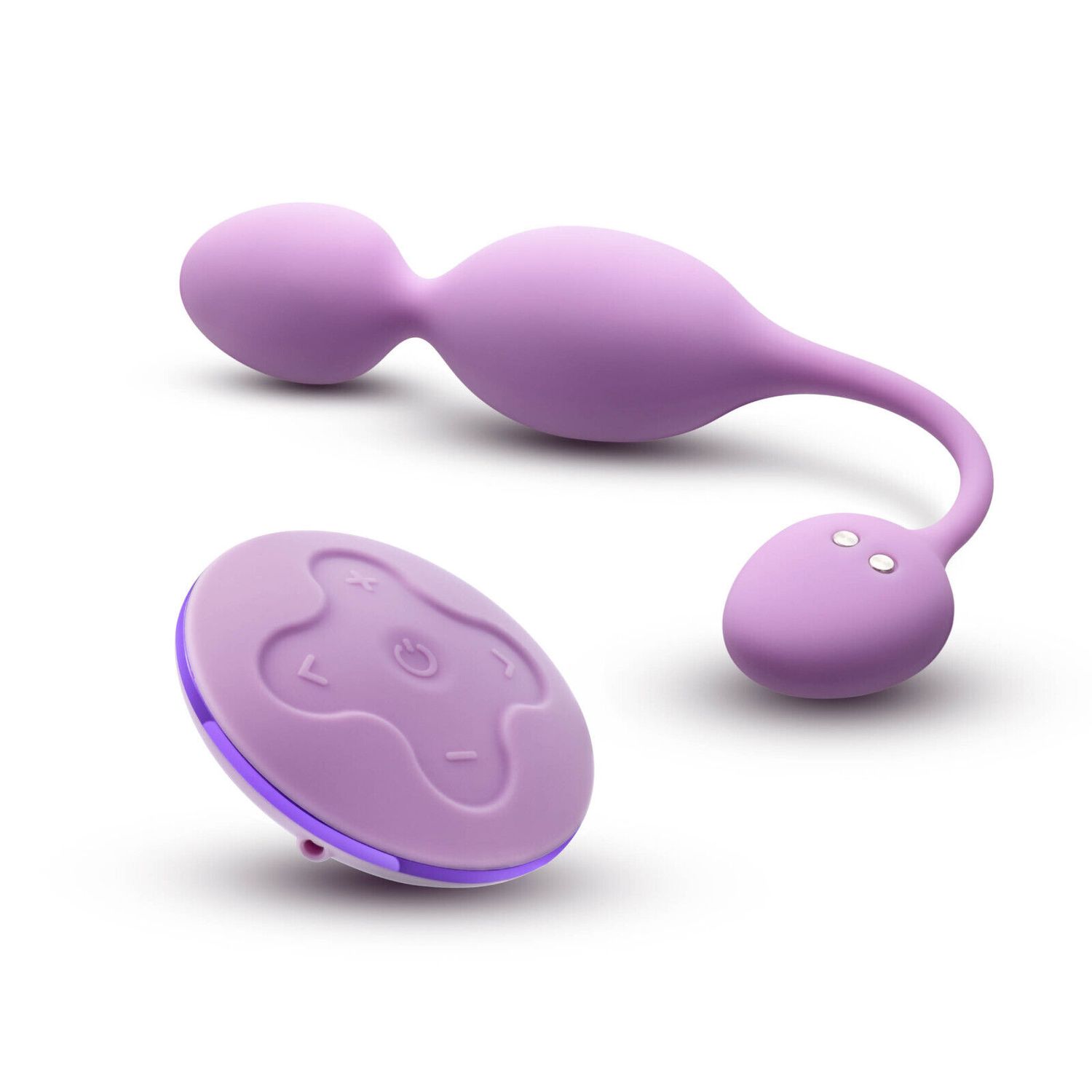 Blush Raine Silicone Smooth Wireless Remote Control Vibrating Kegel Ball Trainer