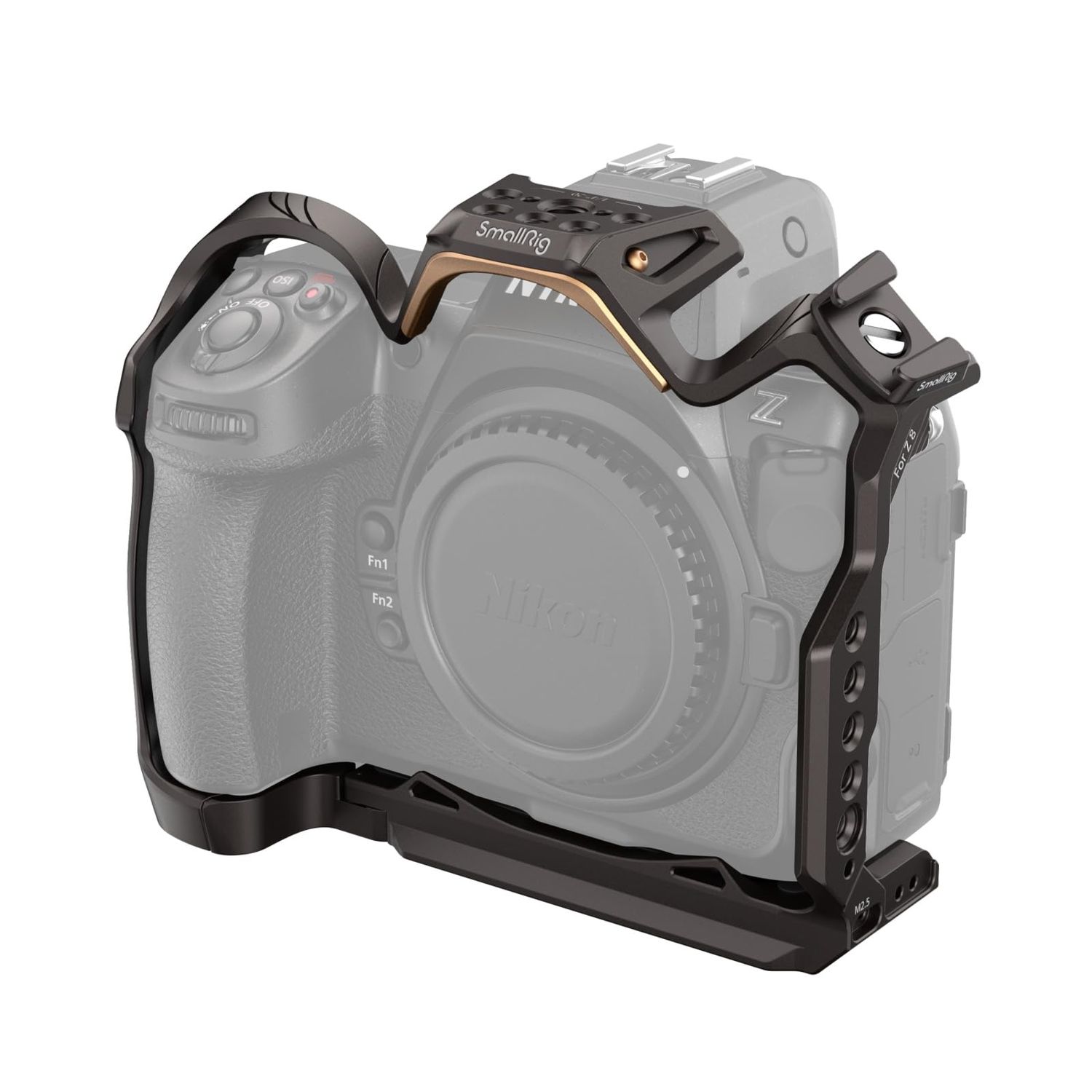 SmallRig Night Eagle Z8 Camera Cage for Nikon Z 8, Aluminum Alloy Full Cage, with Quick Release Plate for Arca-Swiss and Cold Shoe Mount for Microphone and Light - 4316