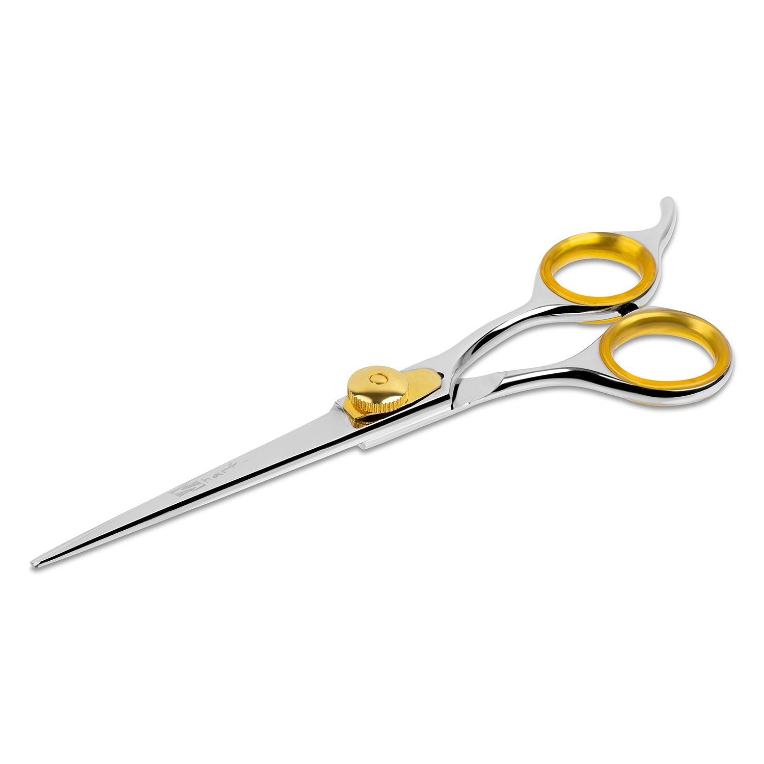 Sharf Gold Touch Pet Grooming Shear | Straight Cat & Dog Grooming Scissors | 6.5 Inch | 440c Japanese Stainless Steel Pet Dog Shearing Scissors | Animal Shears with Removable Comfort Rings