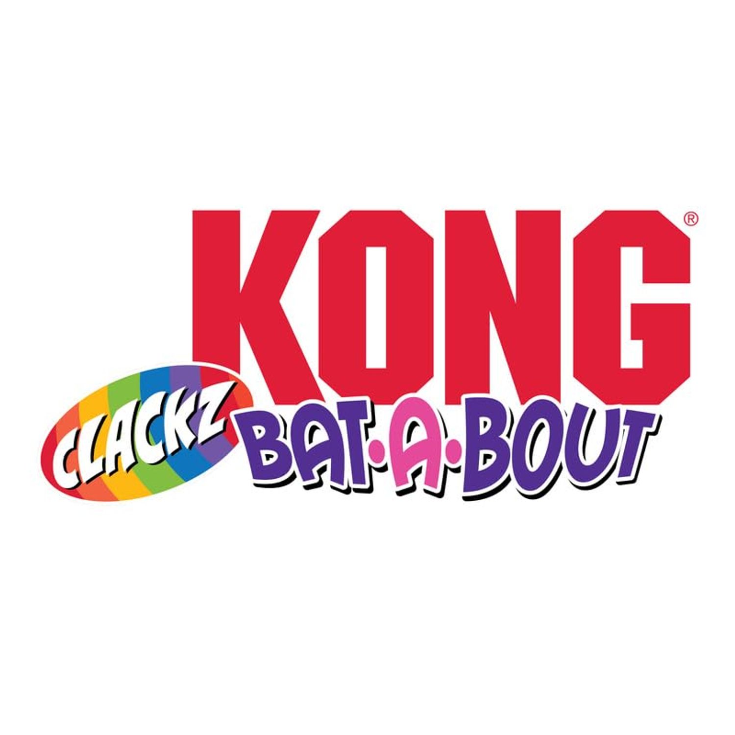 KONG Bat-A-Boutz Clackz Caterpillar with Colorful Ribbons - Crackle Cat Toy Filled with Catnip