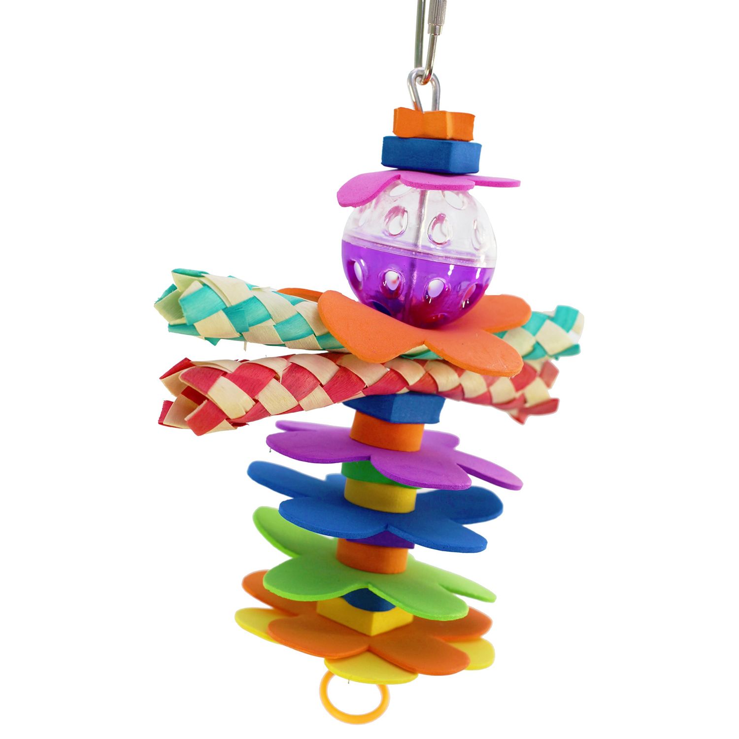 Bonka Bird Toys 1861 Flower Power Bird Toy Parrot cage Toys Cages Cockatiel parrotlet Conure