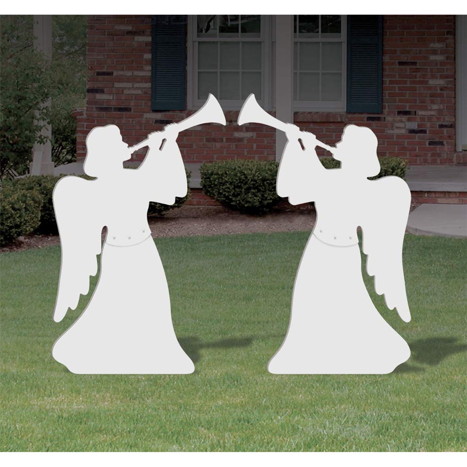 The Winfield Collection Outdoor Trumpeting Angels - FrontYard Originals (Large (44" Tall))