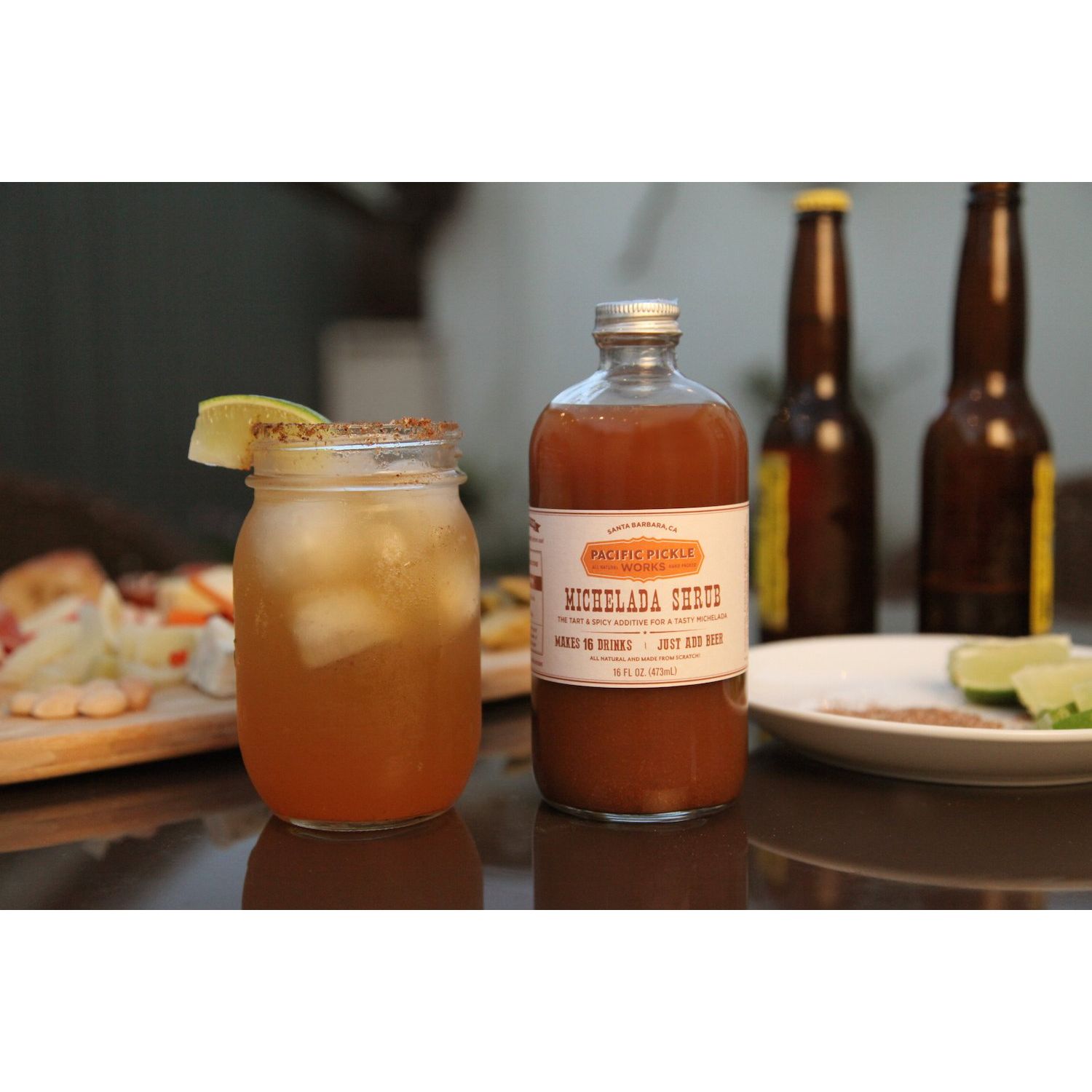 Michelada Shrub (12-pack) - Tart & spicy beer mixer 8oz