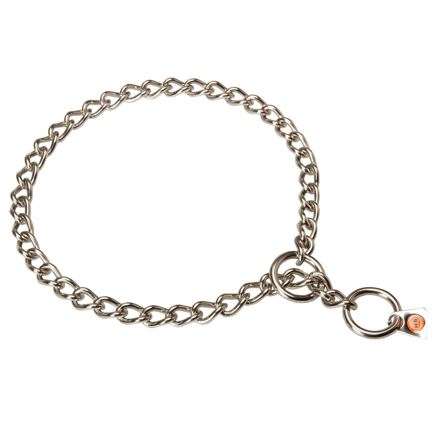 Herm Sprenger Stainless Steel Dog Collar - Label 1/9 inch (3 mm) - Size 22 inch (55 cm) for Dogs with Neck Size of 19-20 inch (48-50 cm)
