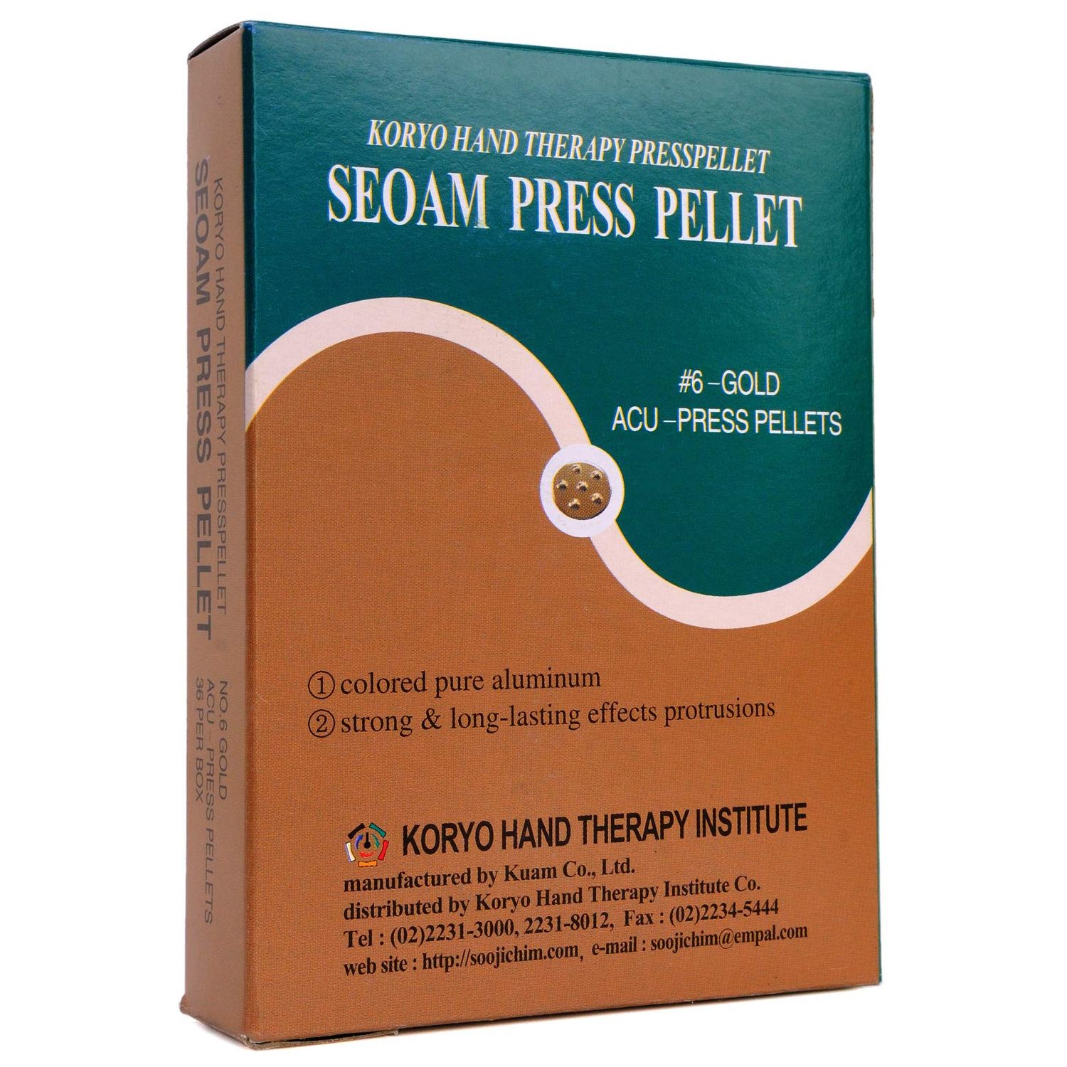 Silver Korean Koryo Hand Therapy - KHT Seoam Seoambong Press Pellet #6-Silver (1)