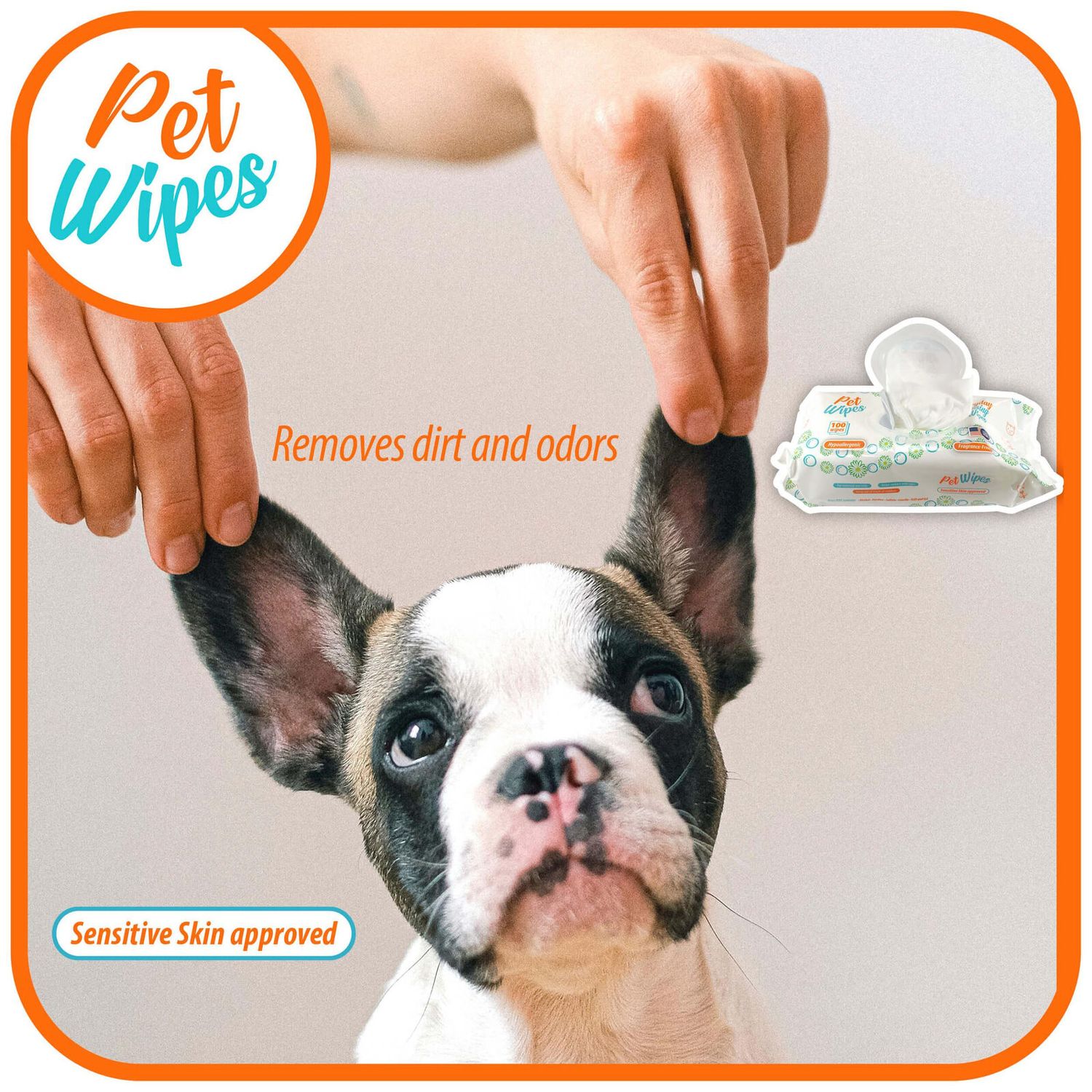 Txakur pet wipes for dogs and cats hypoallergenic natural products for cleansing