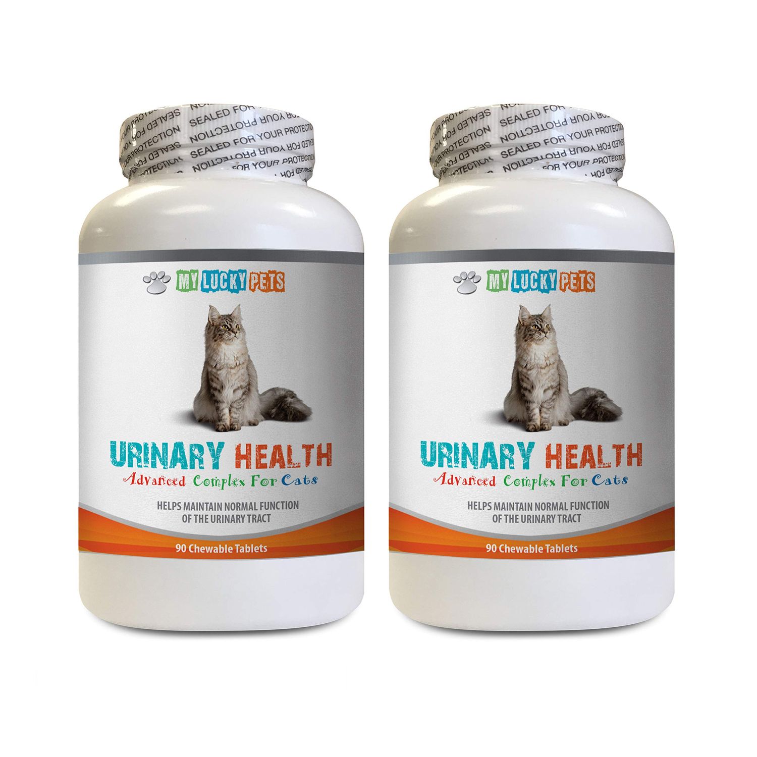 MY LUCKY PETS LLC cat Urinary Supplement - CAT Urinary Health Formula - Support Bladder Health - Natural Complex - cat UTI Chews - 2 Bottle (180 Treats)