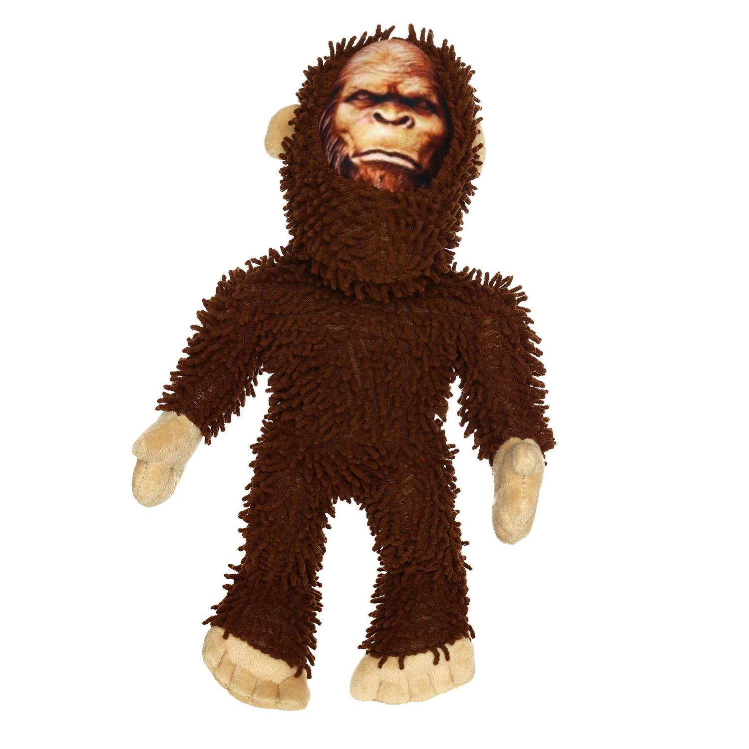 MIGHTY- Microfiber Bigfoot – Made with Stuffing. Strong & Tough. Interactive Play Dog Toy. Machine Washable & It Floats (Regular)