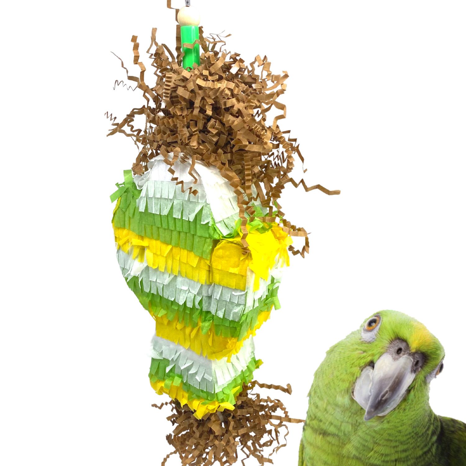 Bonka Bird Toys 3862 Cactus Piñata Small Bird Toy Cages Forage Chew Parakeet Pet