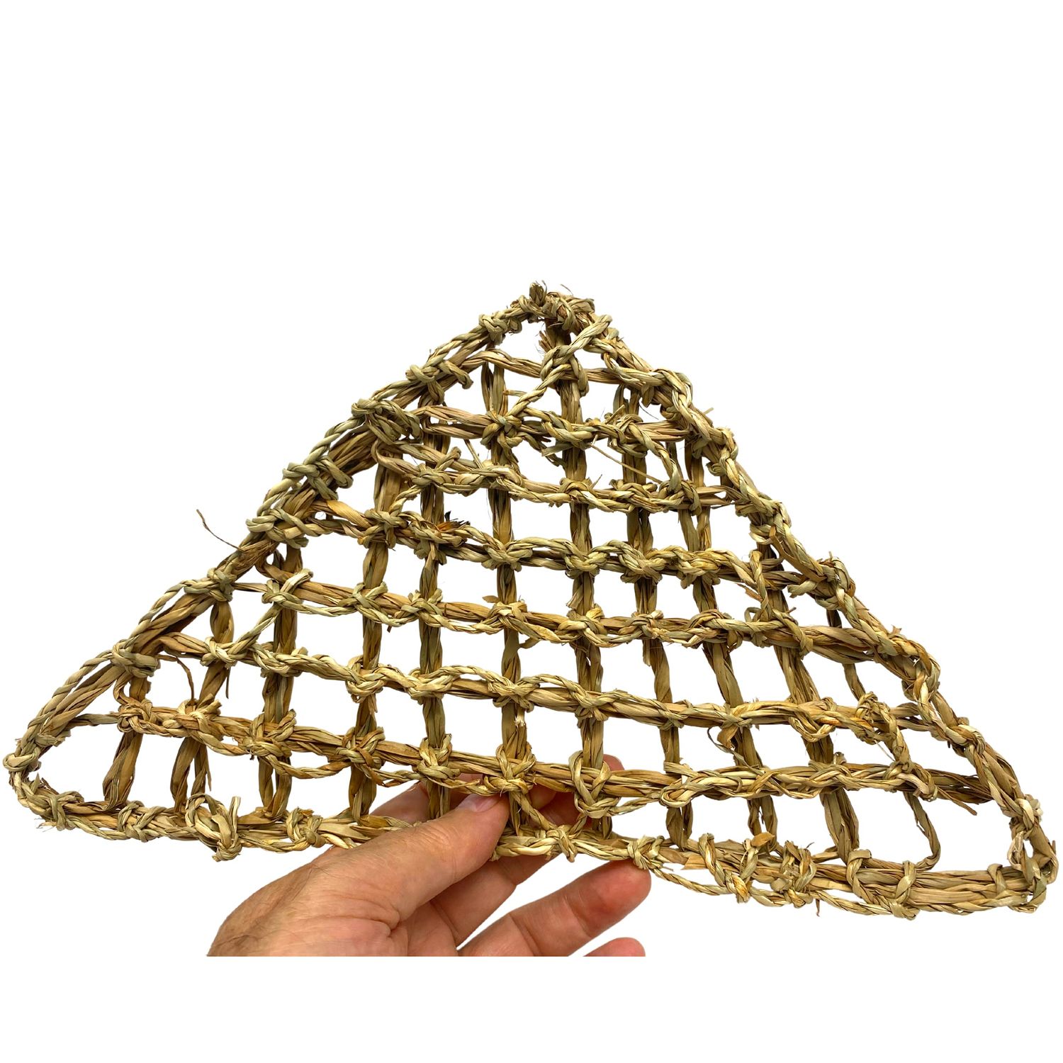 Bonka Bird Toys 3731 Woven Triangular Seagrass Mat 12x8x8 Natural Craft Part Bird Toy