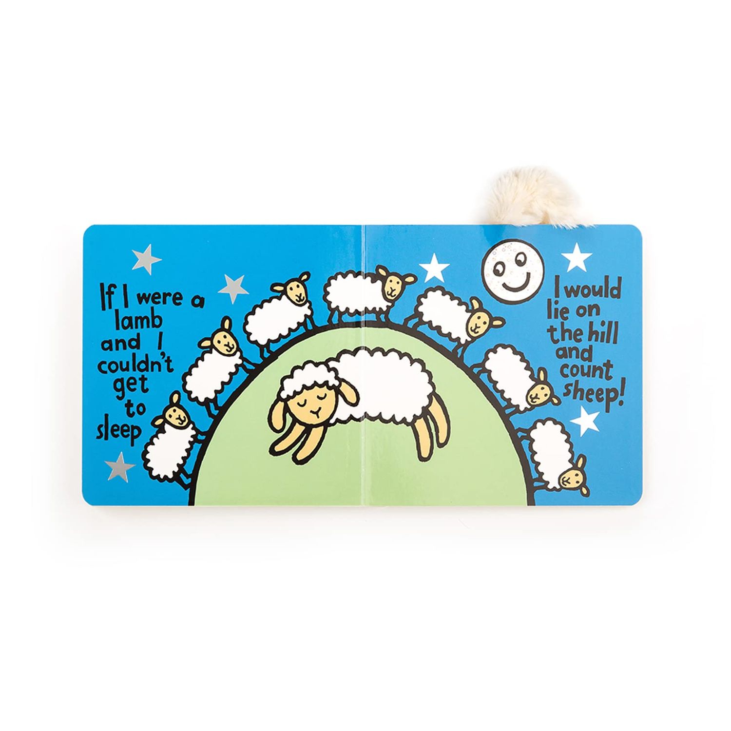 Jellycat If I were a Lamb: A Touch and Feel Board Book Children's Book | Baby Gift