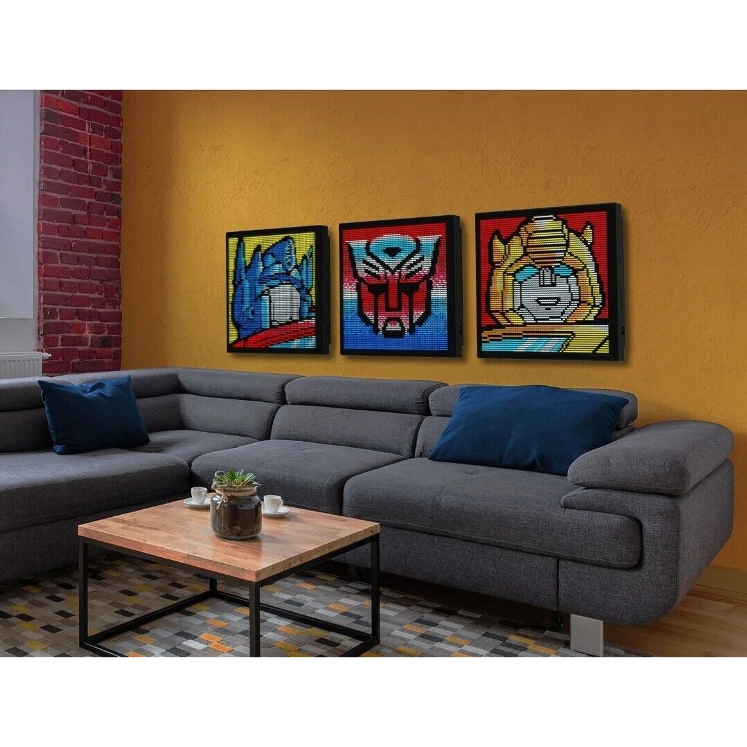 Lite Brite Wall Art Transformers  Hasbro Optimus Prime Bumblebee