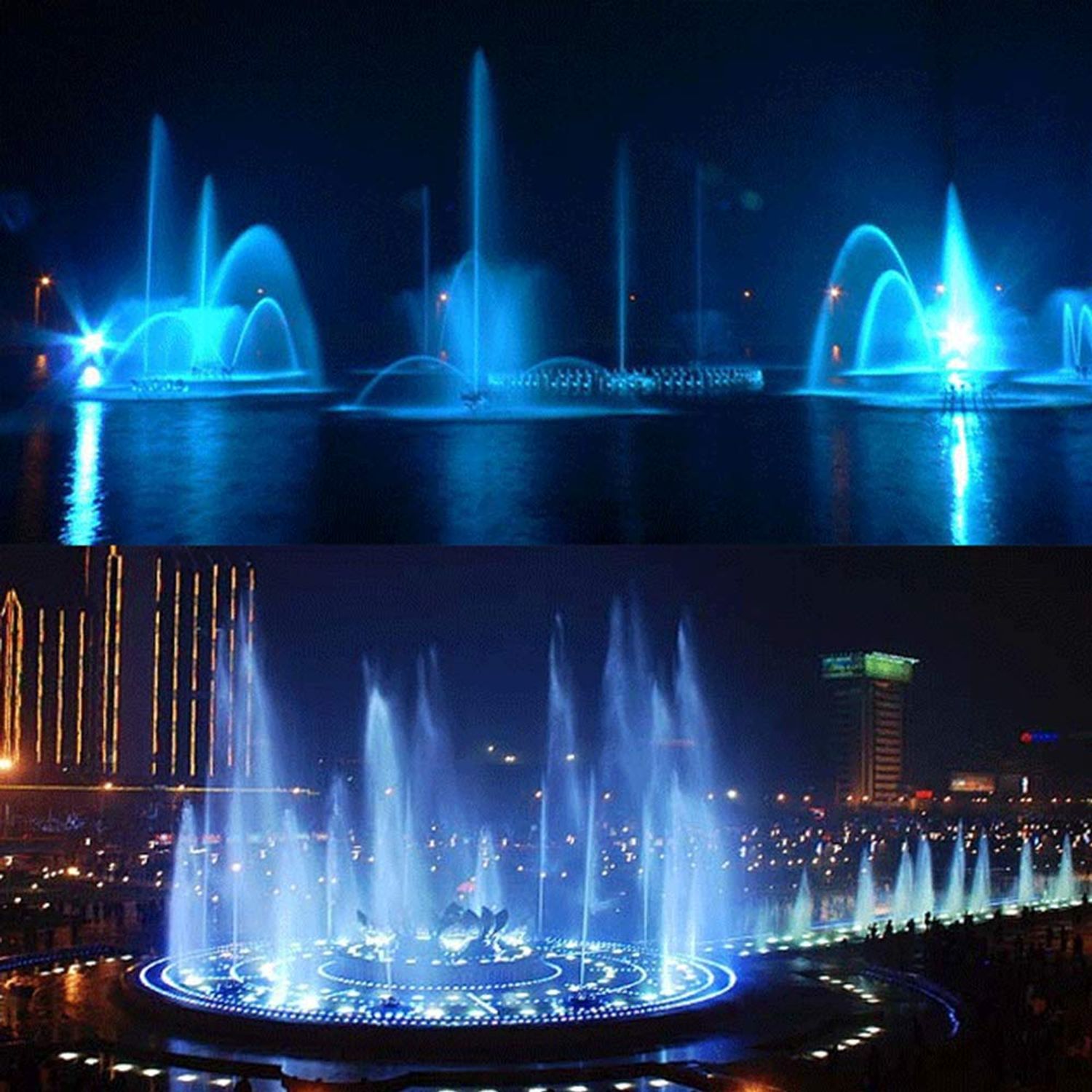 RSN LED Underwater Light 18W RGB Waterproof Grade IP68 LED Color Changing Spot Light Landscape Lighting Suitable for Swimming Pools, Fountains, Waterfalls, Aquariums（Not Include Transformer）