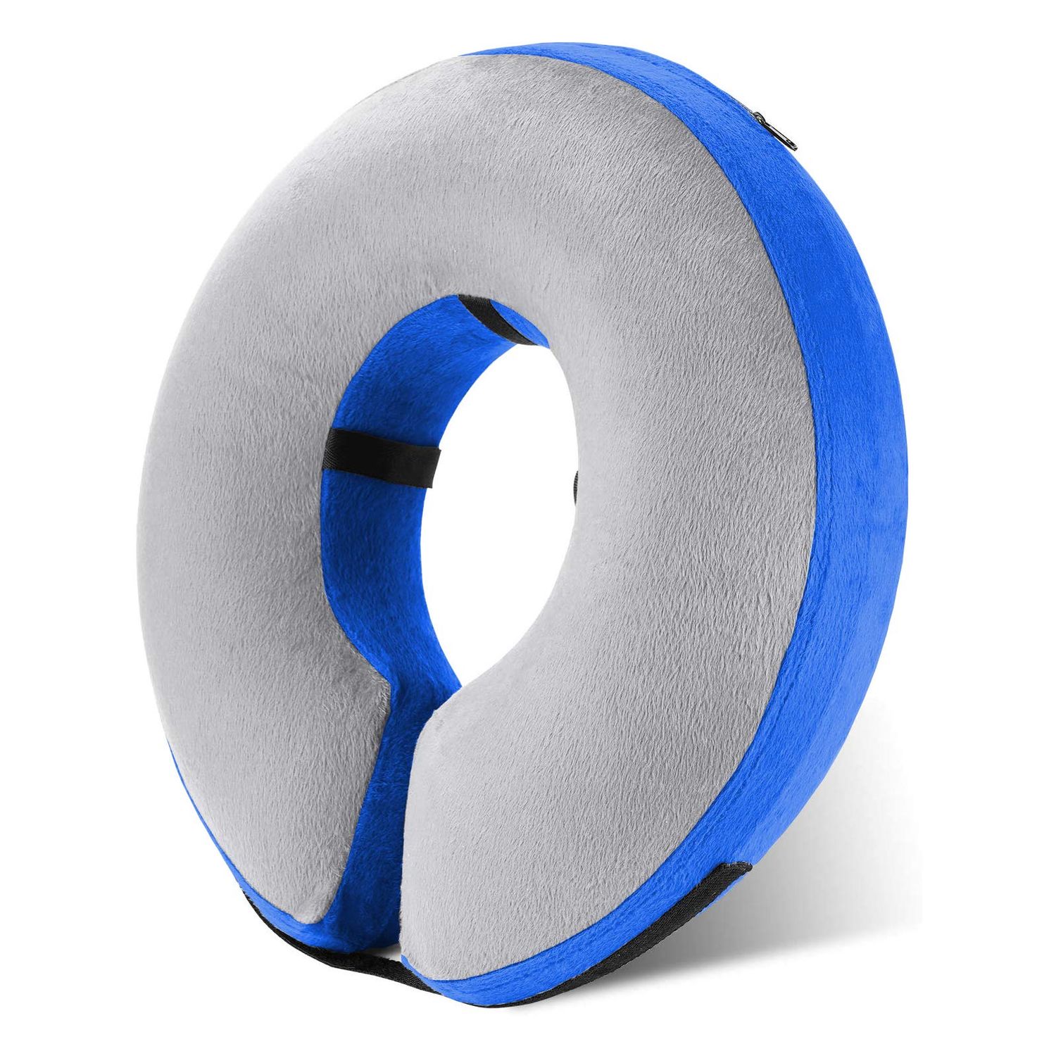 Katoggy Inflatable Dog Cone Collar for Dogs After Surgery, Soft Adjustable Blow up Donut Dog E-Collar for Small Medium Large Dog and Cats