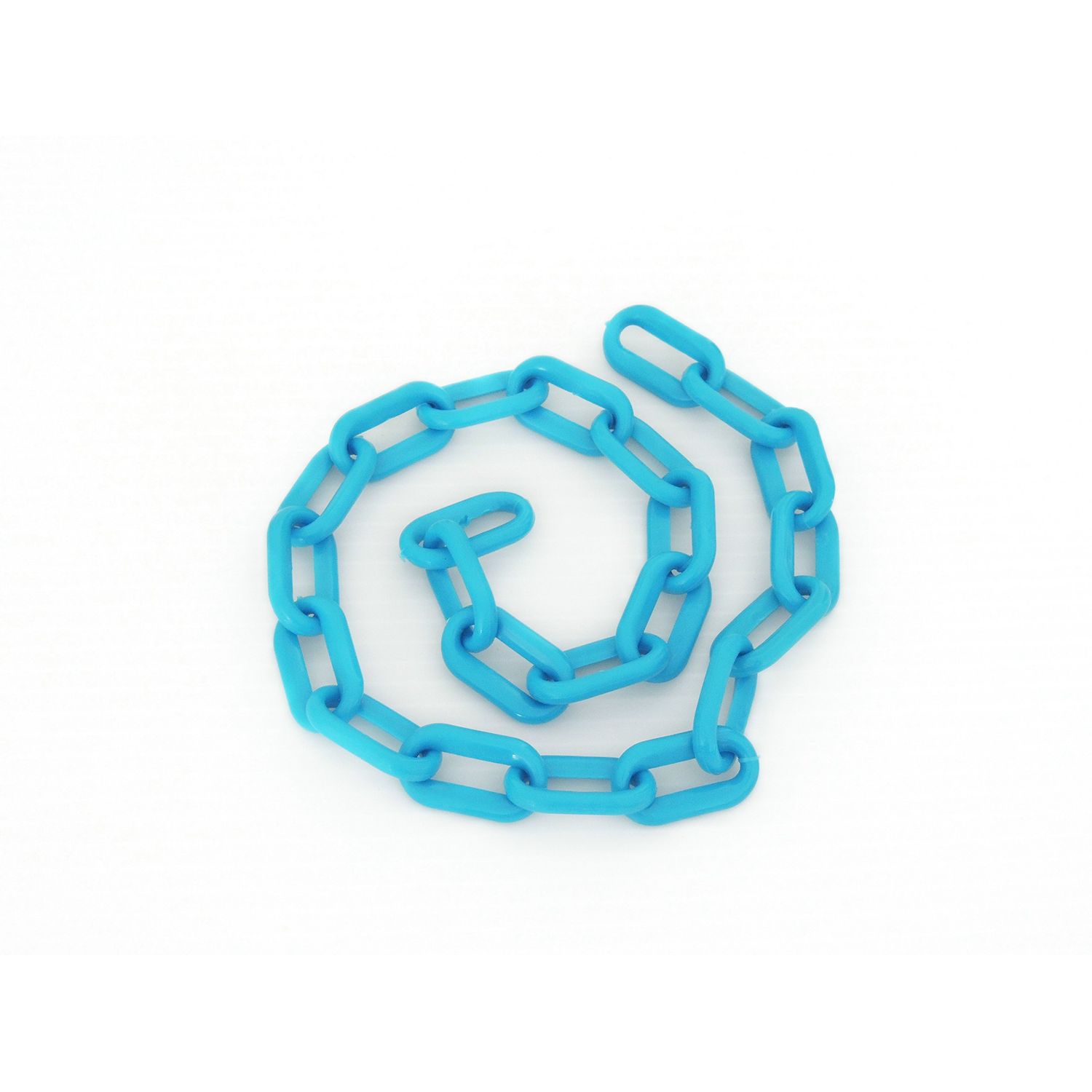 2" Plastic Chain Bird Toy Parts 2' Sea Blue