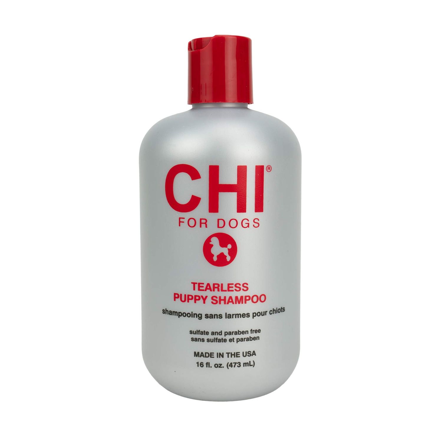 CHI for Dogs Tearless Puppy Shampoo for Dogs, 16 oz | Best Gentle Tearless Puppy Shampoo | Sulfate & Paraben Free, pH Balanced for Dogs, Made in USA