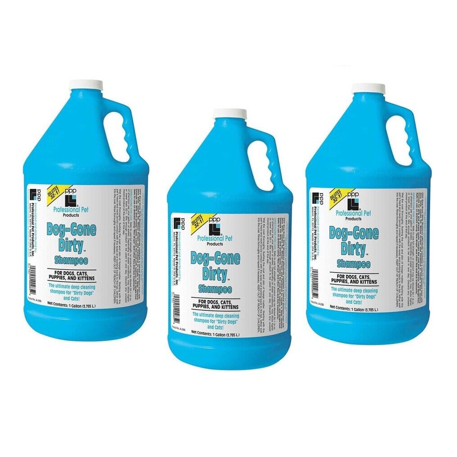 Pet Grooming Shampoo Dog Gone Dirty Deep Cleaning Dematting Concentrated Gallon