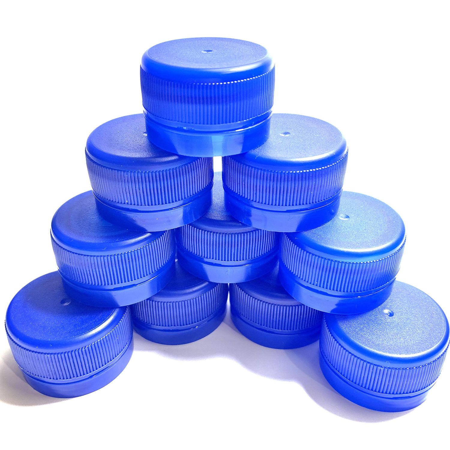 Best E Goods Grebe Caps Sneak Alcohol Anywhere, Reseal Your Water Bottle Perfectly 28mm (12) | Leak Free, Fits Fiji | Bootleg, Smuggle, Hide Liquor to Concerts, Sports, Festivals | 12 Blue Screw Lids