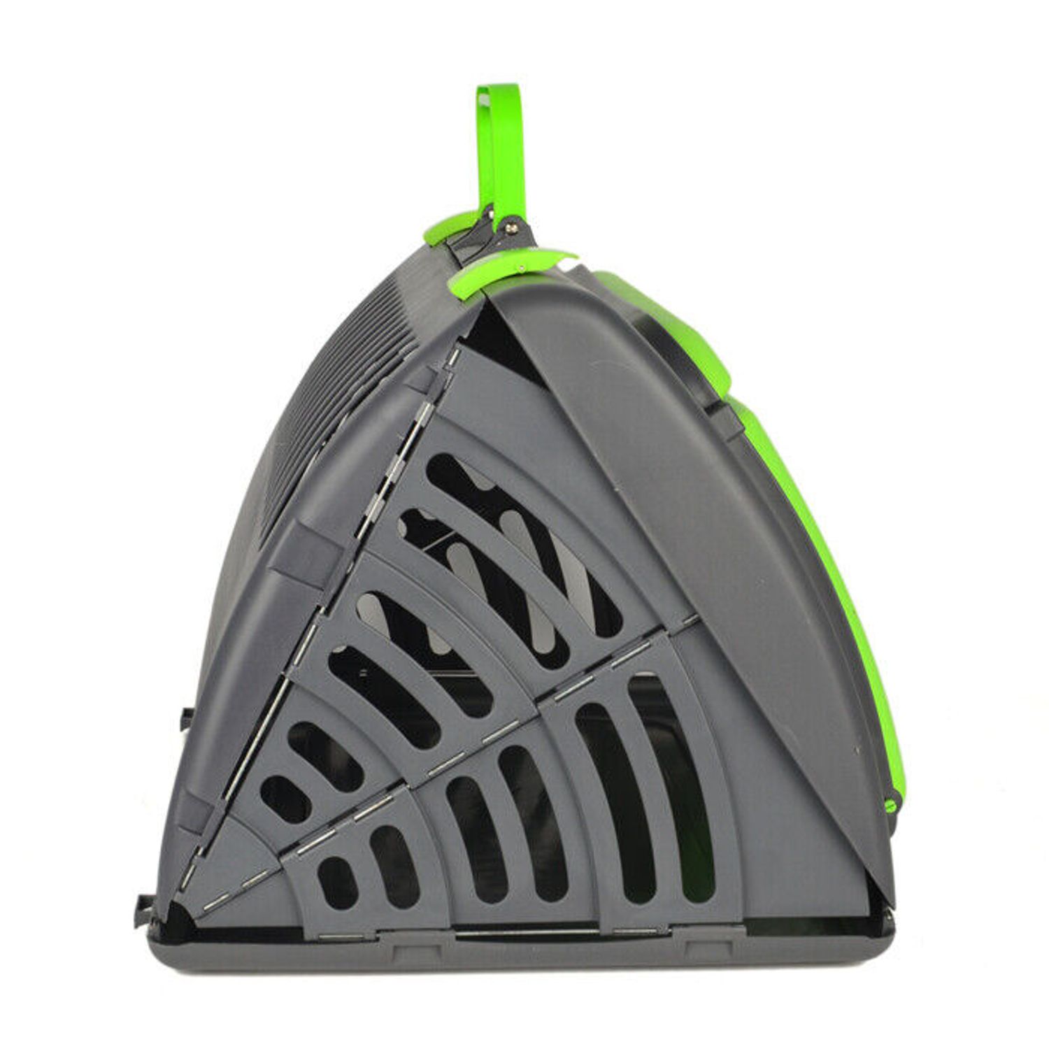 Collapsible Pet Carrier Cat Kitten Puppy Travel Carrier Plastic Crate 17"x 14"