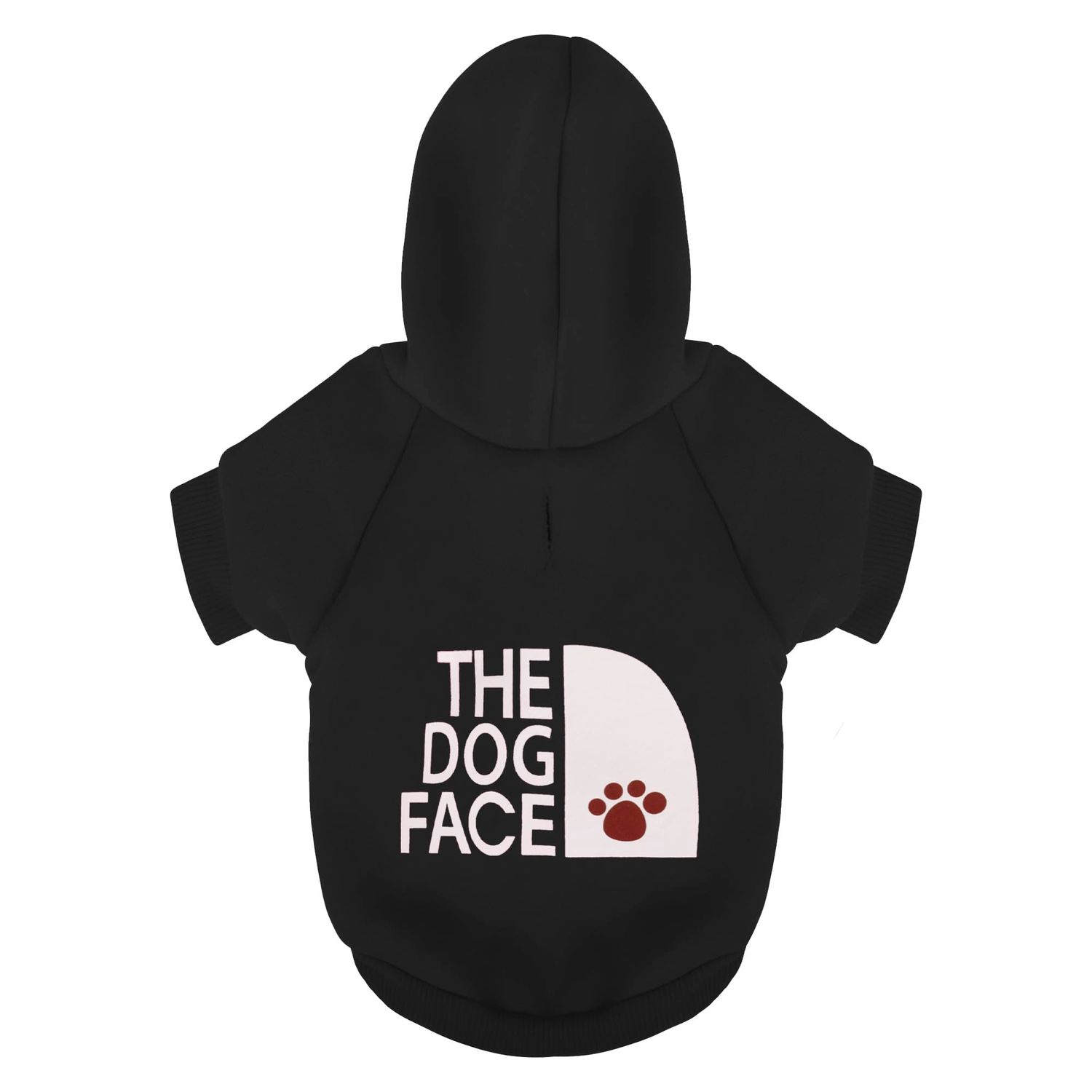 Paiaite Black Chihuahua Dog Hoodie: Keep Your Pup Warm and Stylish with a 'The Dog Face' Printed Sweatshirt Pet Clothes, and Sweater Coat All in One Perfect for Winter and Cool Summer Nights! Black M