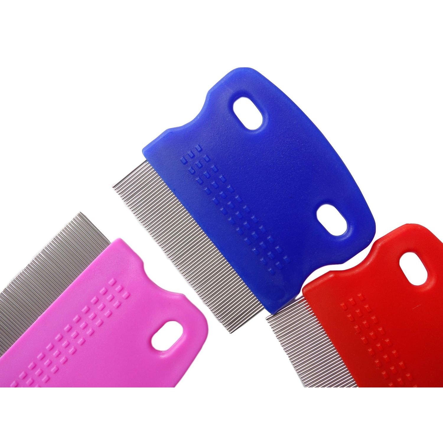 2 Pcs Cat Combs Dogs Grooming Combs Tear Stain Remover, Effectively Removes Crust, Loose Hair, Eye Stain on Pet(Random Color)