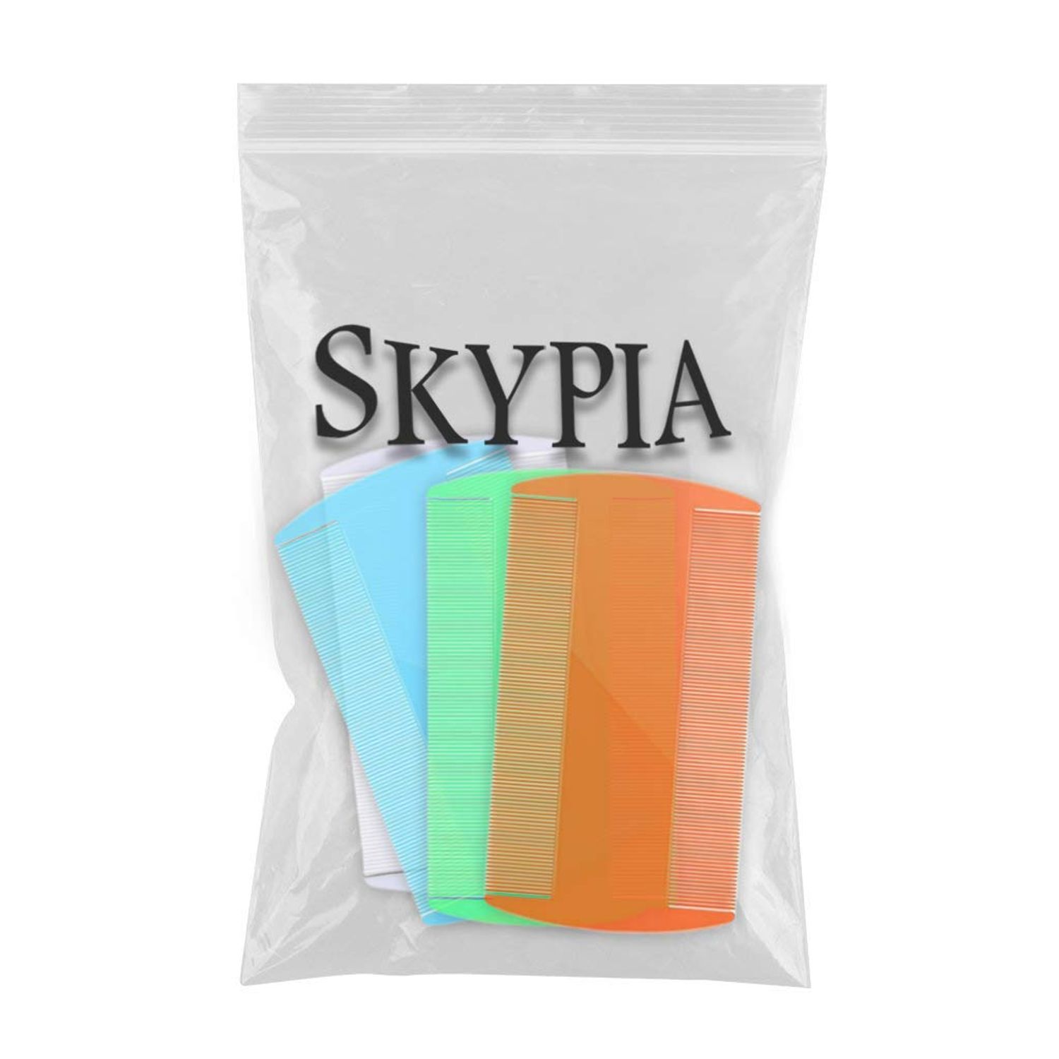 SKYPIA 4 Packs Flea Comb for Dogs Tick Comb Flea Comb for Cats Lice Comb Dandruff Comb Kitten Flea Comb Hair Lice Comb Fine Tooth Hair Combs for Puppy Flea Comb for Kitten Dog Grooming Comb