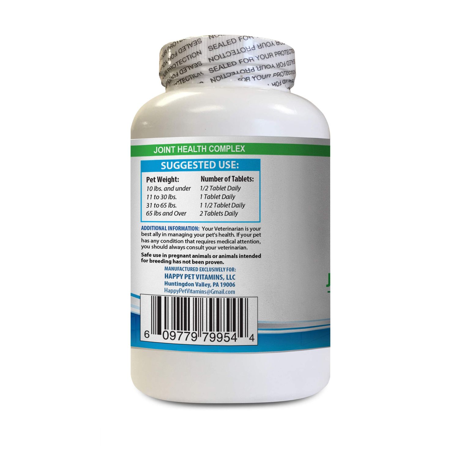 Immune Booster Dogs - PET Joint Health Complex with Turmeric - Dogs and Cats - MSM GLUCOSAMINE - Immune Boost - Dog Vitamin b Complex - 1 Bottle (60 Tablets)