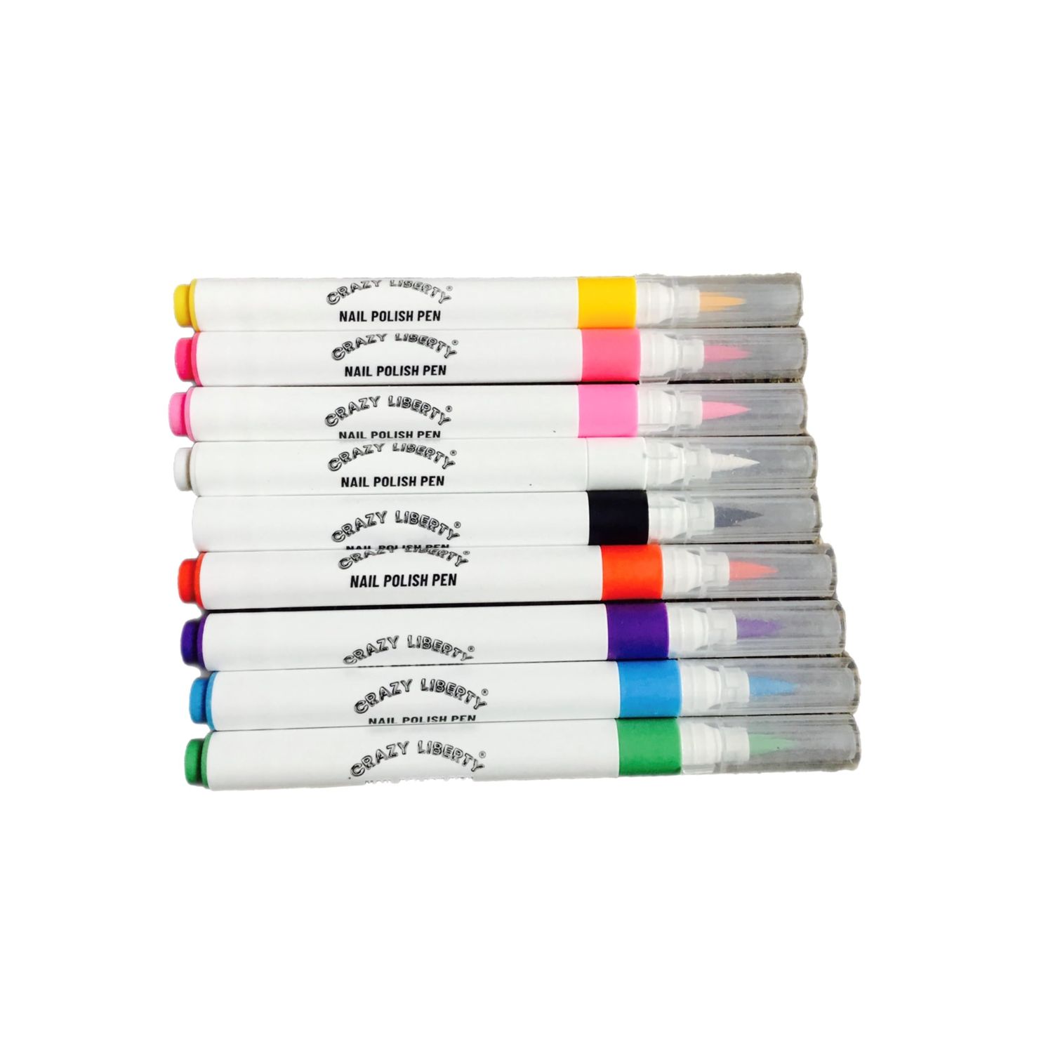CRAZY LIBERTY Dog Nail Polish Pen. 9 Colors Dog Nail Polish Pens Non Toxic, Odorless, & Fast Dry. Non-Toxic Water-Based Pet Nail Polish Pens, Natural and Safe, Suitable for All Pet.