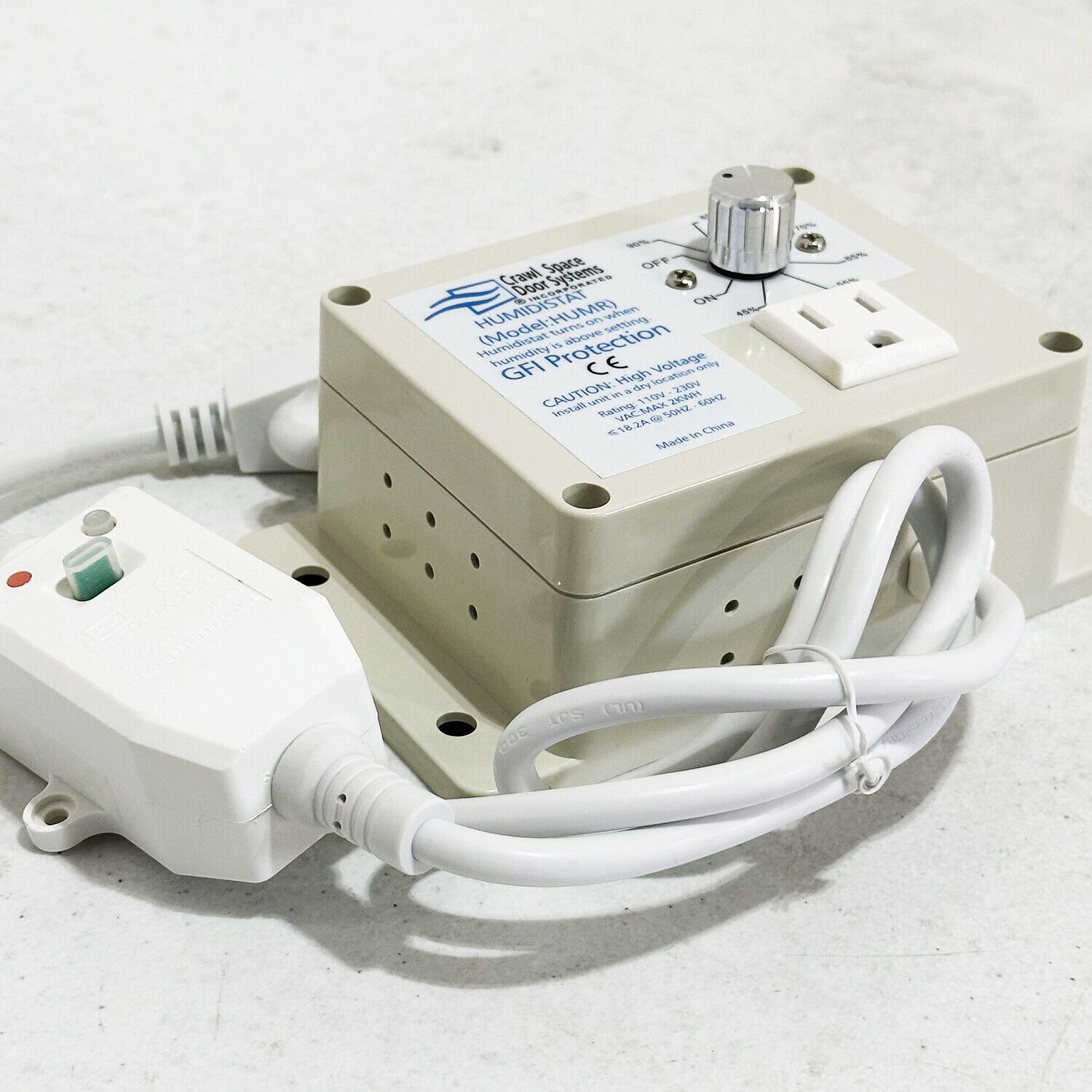 Crawl Space Humidistat Humidity Controller System