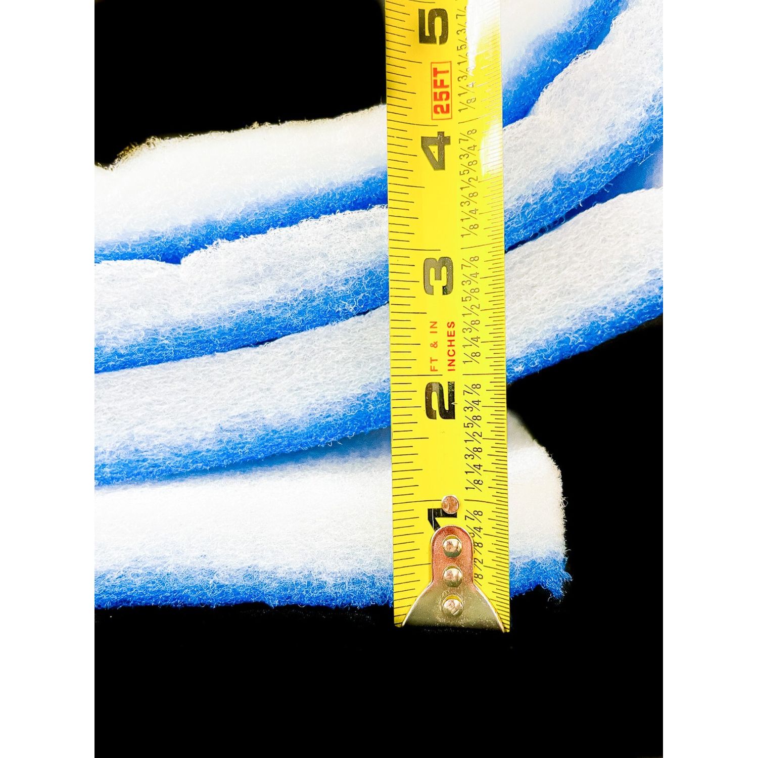 10-FT ROLL BLUE BONDED AQUARIUM FILTER MEDIA PAD 12" X 120" FILTER FIBER FLOSS
