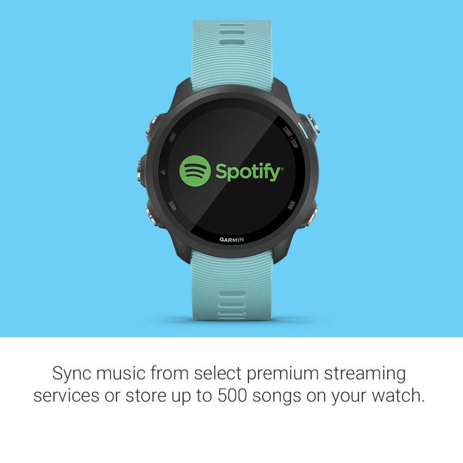 Garmin Forerunner 245 Music, GPS Running Smartwatch with Music and Advanced Dynamics, Aqua (Renewed)