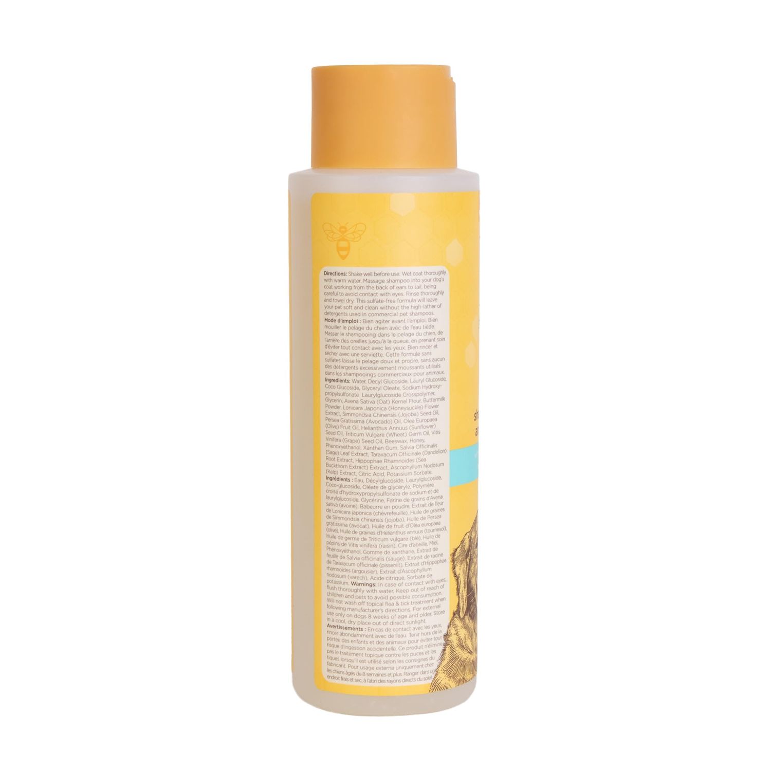 Burt's Bees for Pets Natural Itch Soothing Shampoo with Honeysuckle | Anti-Itch Dog Shampoo for All Dogs | Cruelty Free, Sulfate & Paraben Free, pH Balanced for Dogs - Made in the USA, 16 Ounces