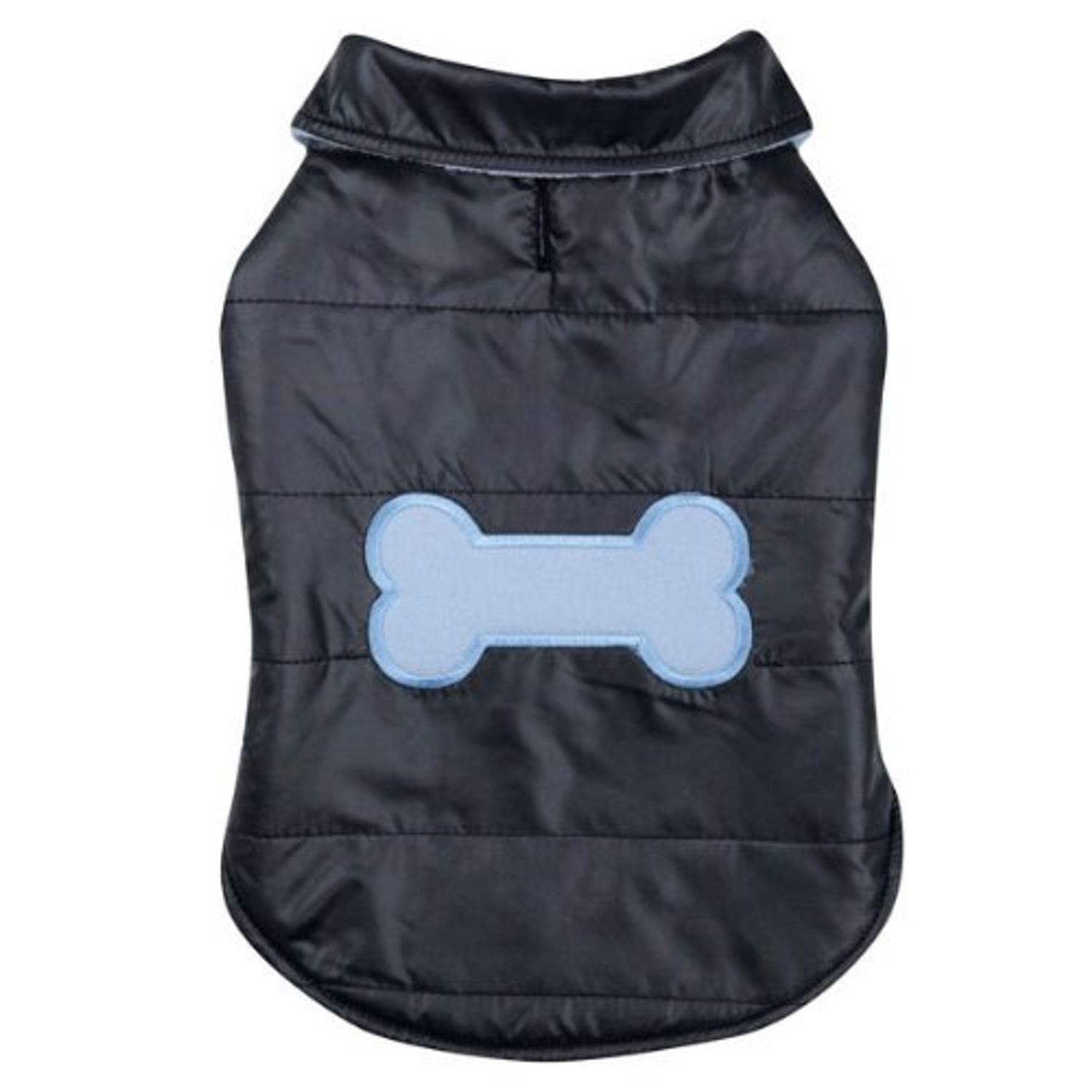Casual Canine Polyester Snow Puff Dog Vest, Small, 12-Inch, Navy