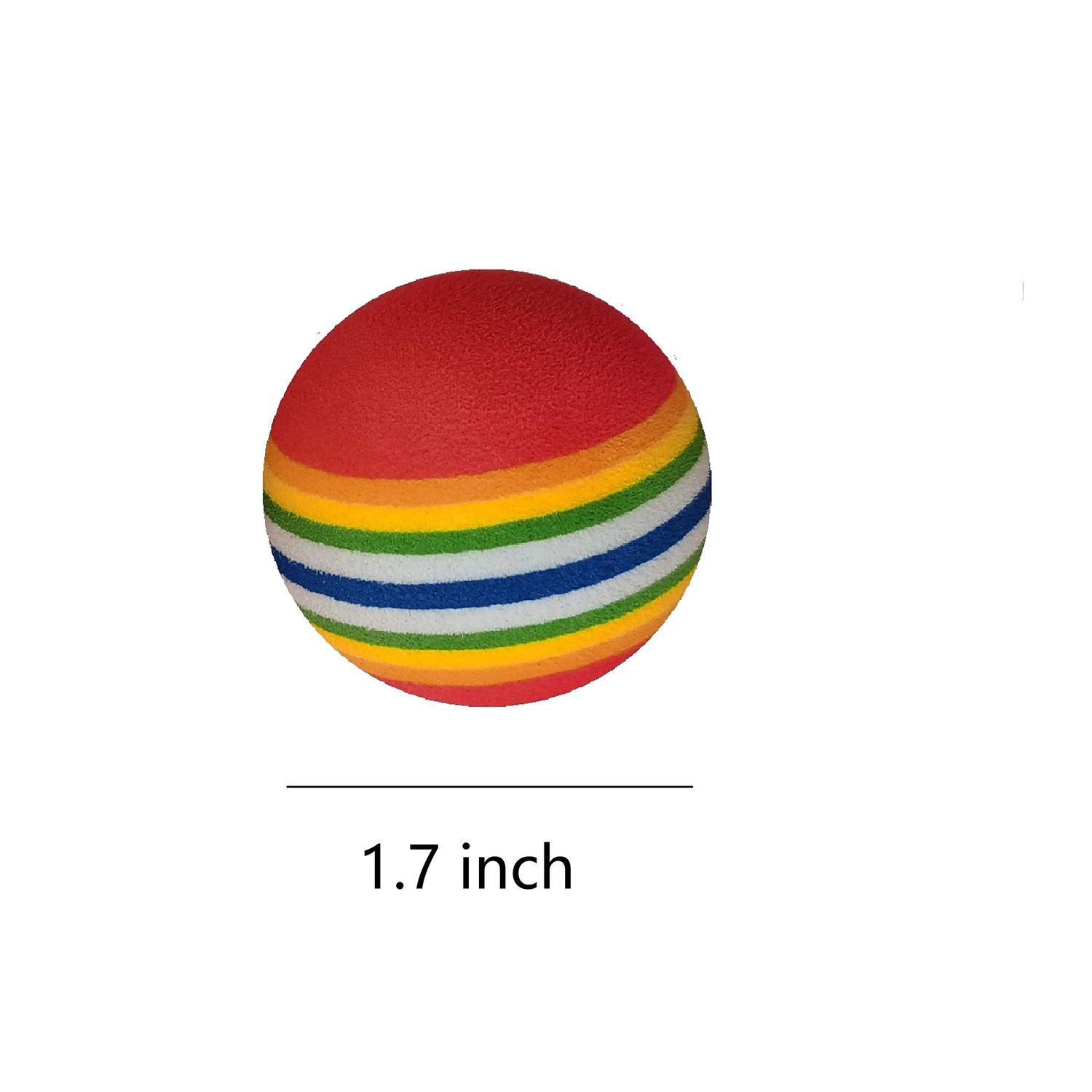 SHUYUE Colorful Soft Foam Rainbow Play Balls for Pet Dog and Cat Toys (12)