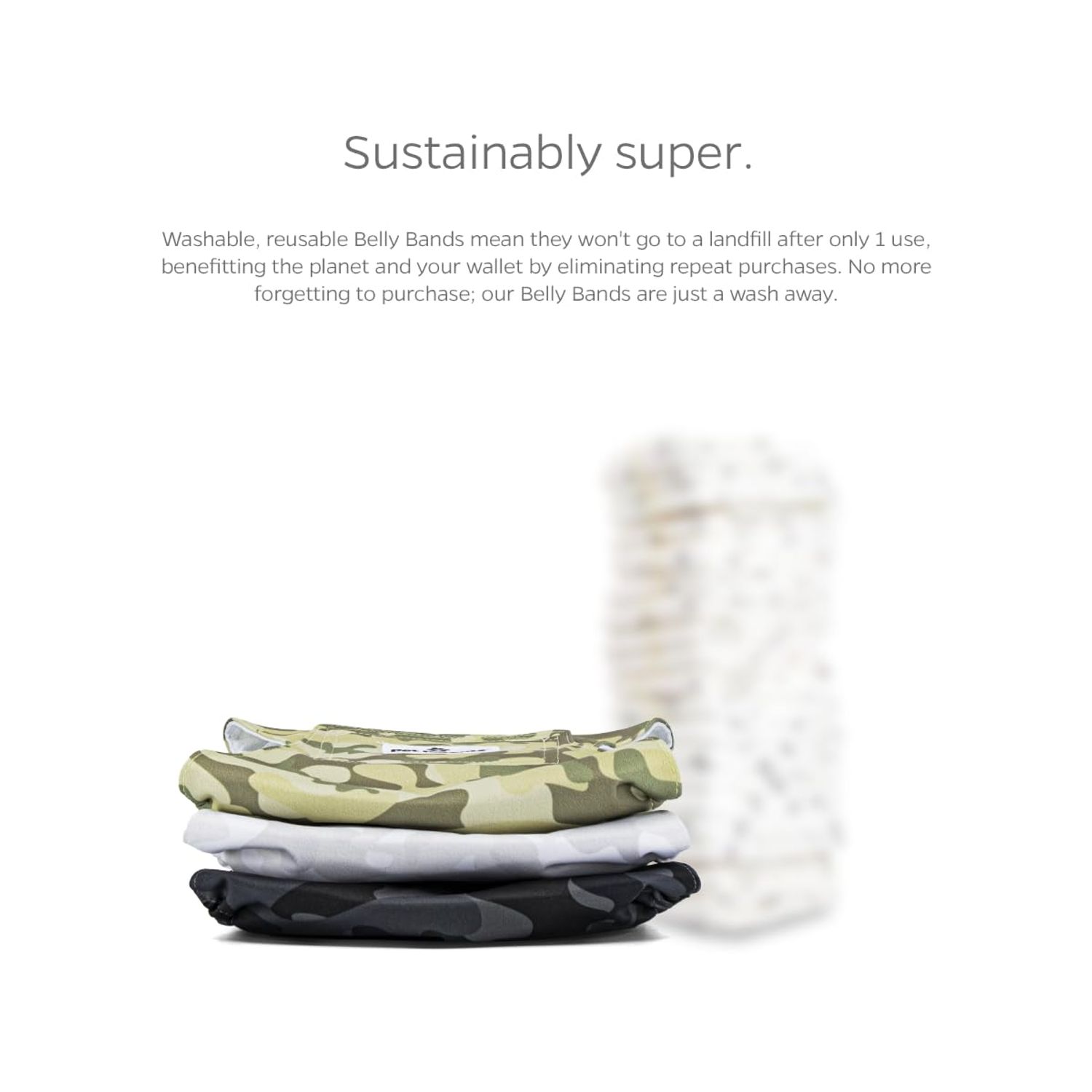 Pet Parents Premium Washable Belly Bands for Male Dogs & Extendrs, (3pack) of Male Dog Diapers & Male Dog Belly Bands, Color: Camo, Size: Medium Dog Diapers Male