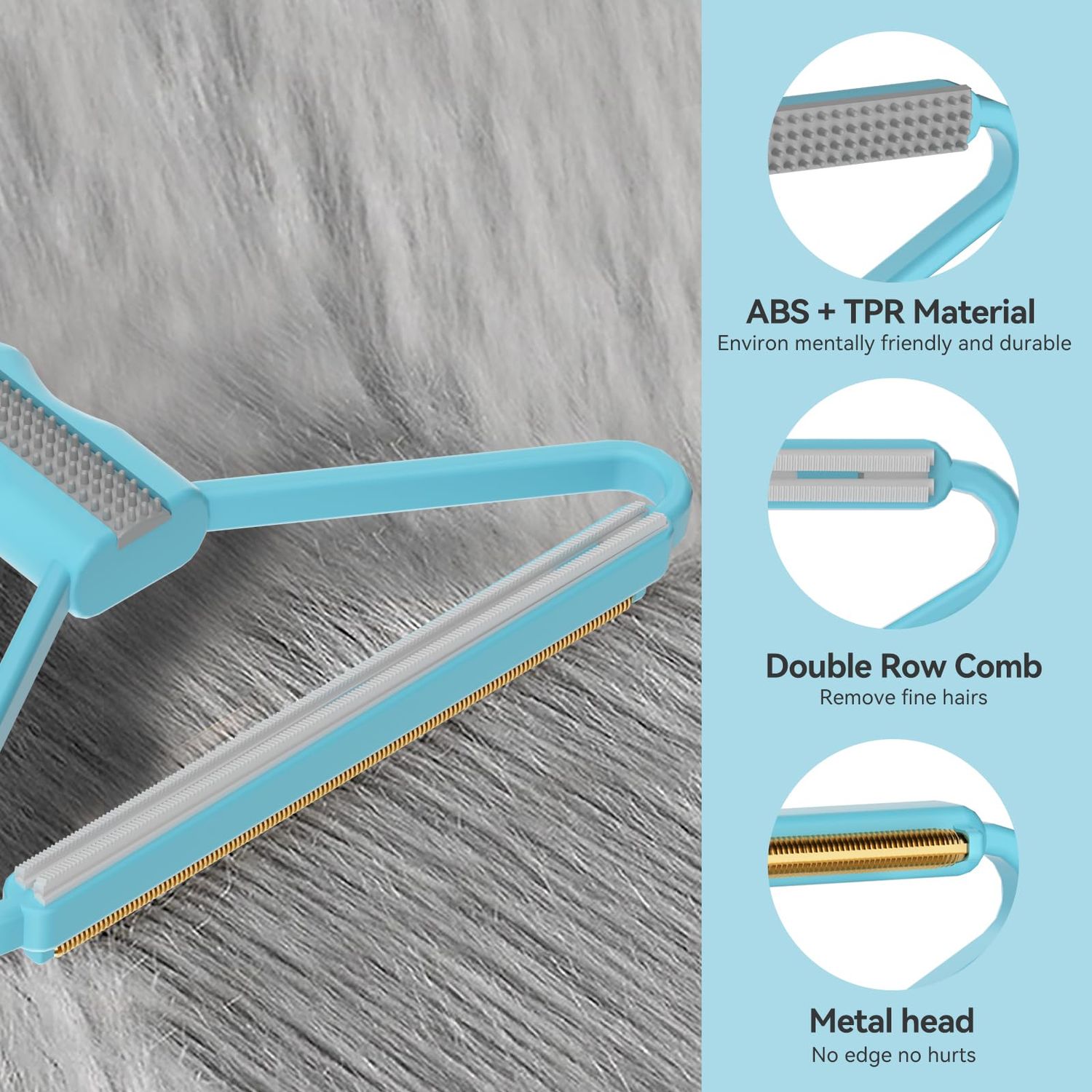 Pet Hair Removal Tool,Carpet Rake,Pet Hair Remover,Lint Remover,Pet Hair Removal Soft Rubber Sheet,Pet Hair Remover for Couch,Lint Shaver,Dog Hair Remover and Cat Hair Remover(3Pcs)